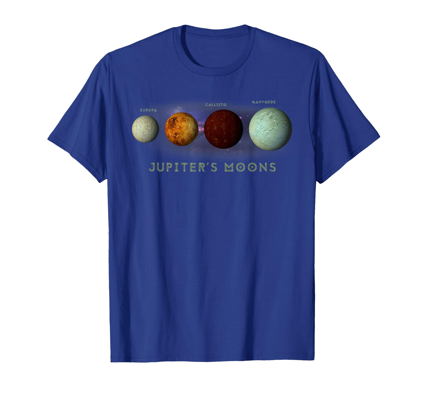 Jupiter Planet Moons Europa Io Callisto Ganymede Space T-Shirt