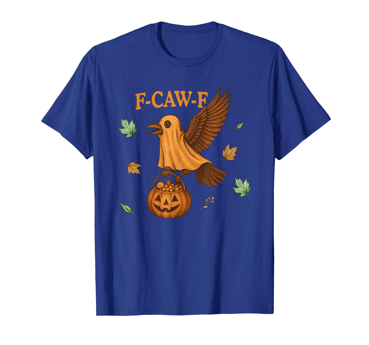 F-Caw-F Halloween Raven Crow, Funny F-Caw-F Halloween T-Shirt
