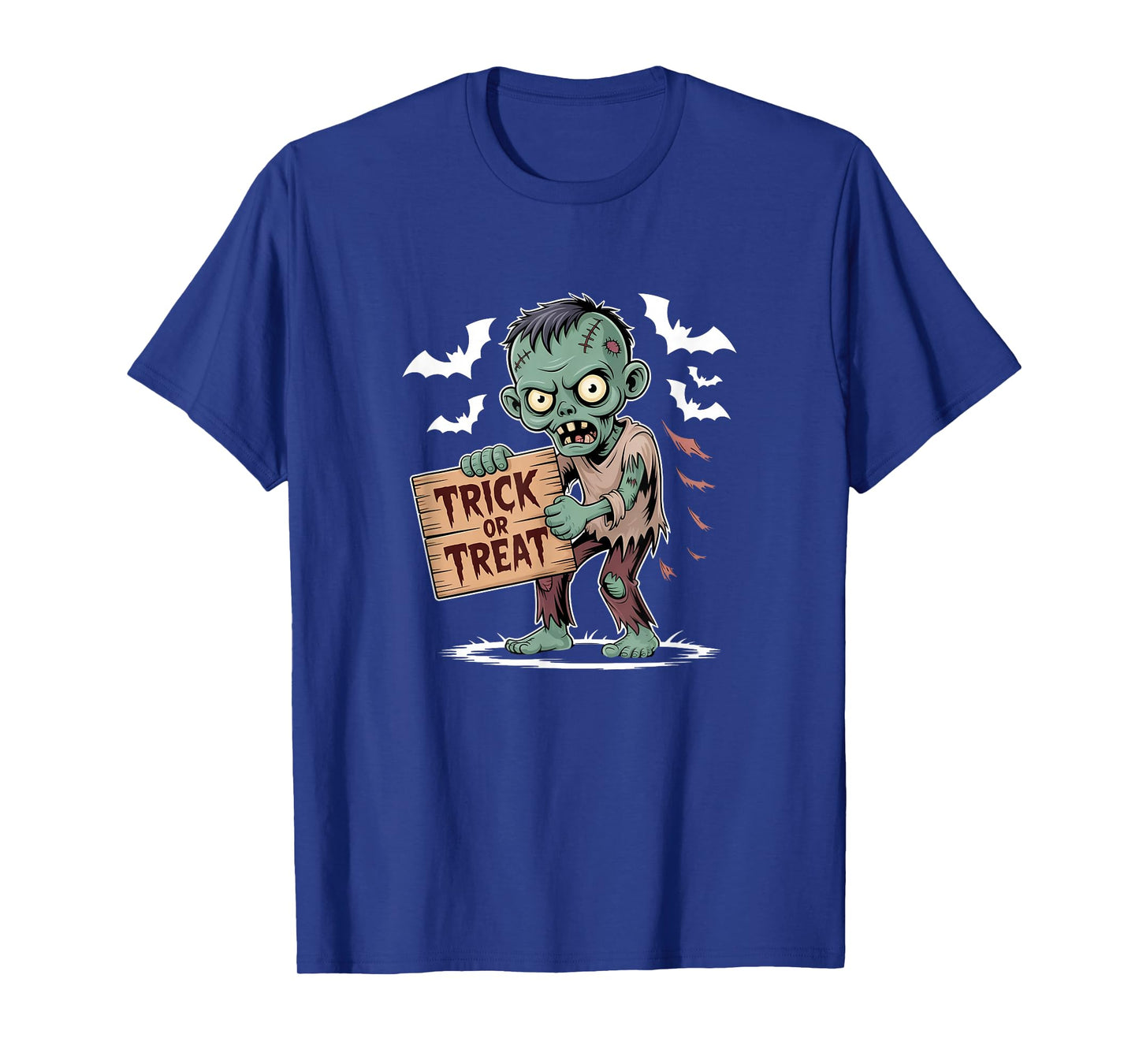 Spooky Trick or Treat Zombie Gift for Men Women T-Shirt
