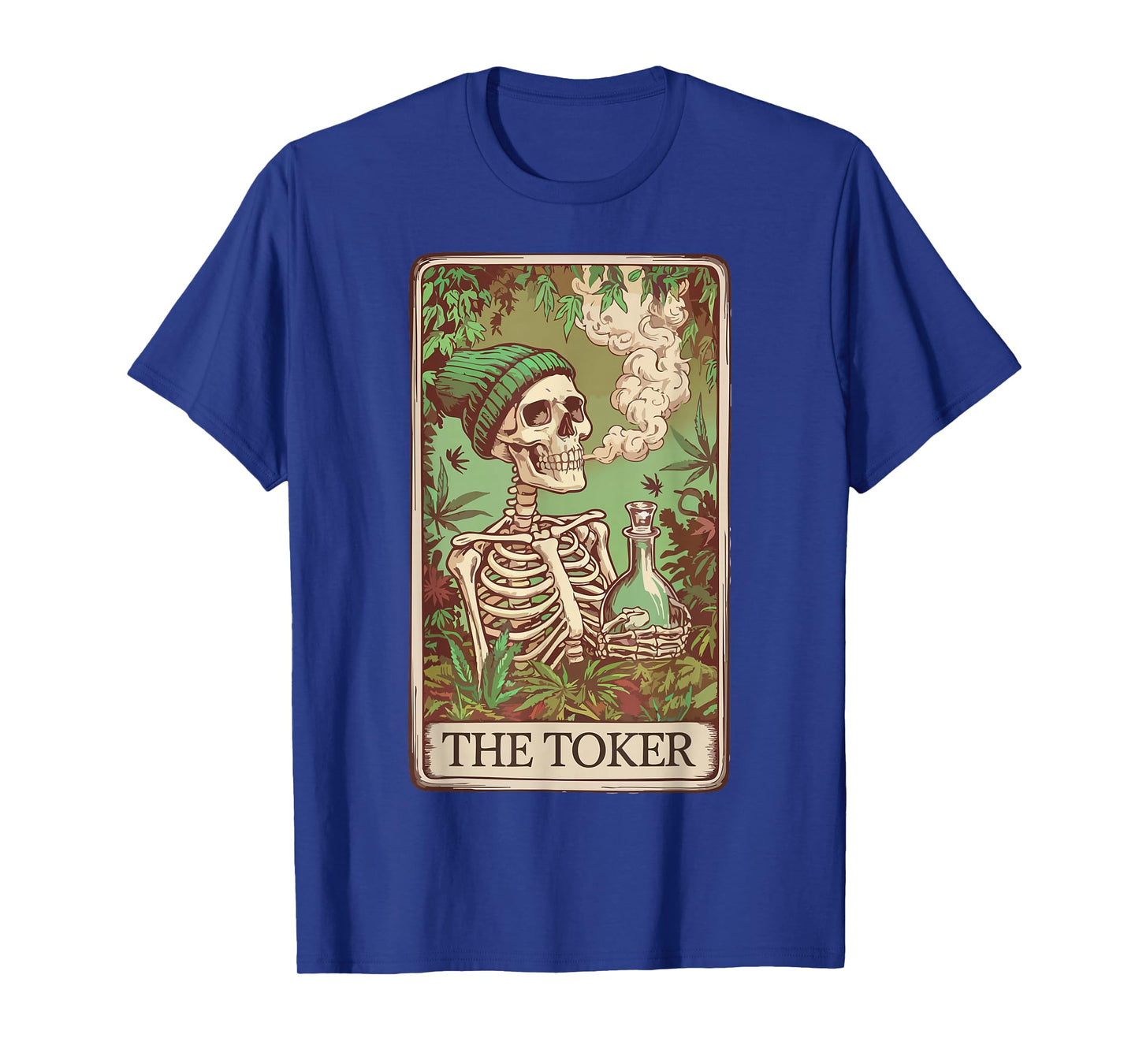 The Toker Skeleton Tarot Design T-Shirt