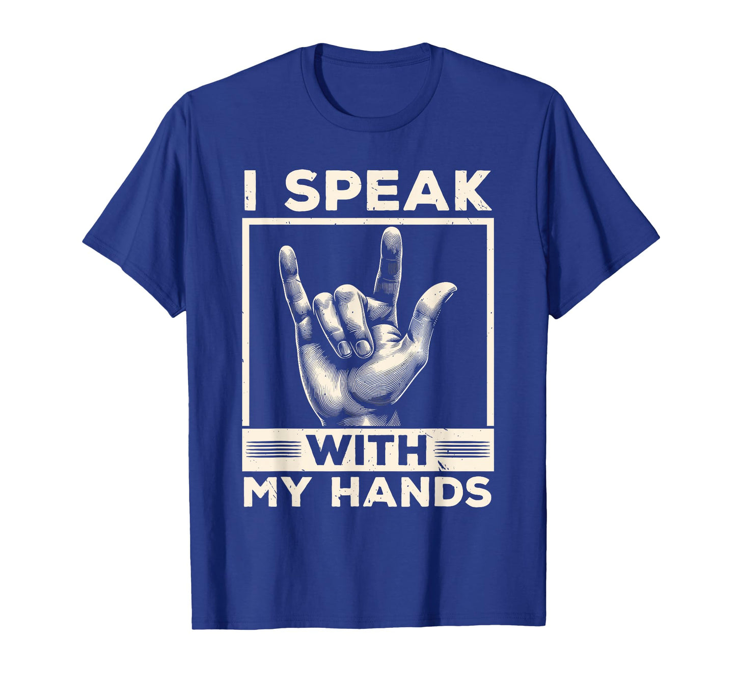 ASL Interpreter Deaf ASL Teacher American Sign Language Men Women T-Shirt