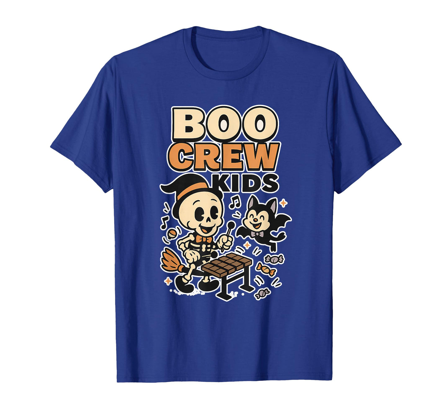Boo Crew Kids Skeleton Band T-Shirt