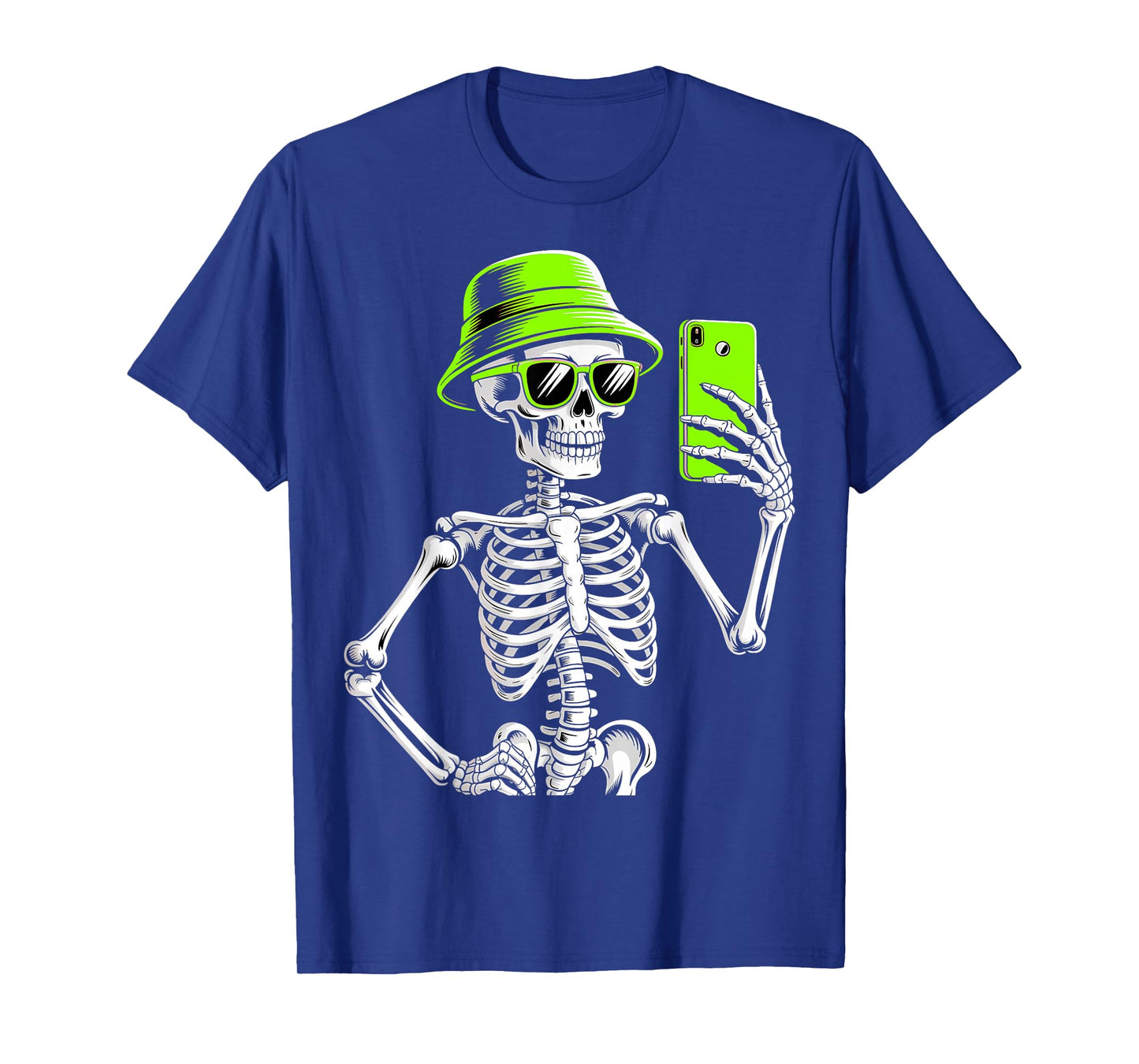 Halloween Skeleton Selfie Costume T-Shirt
