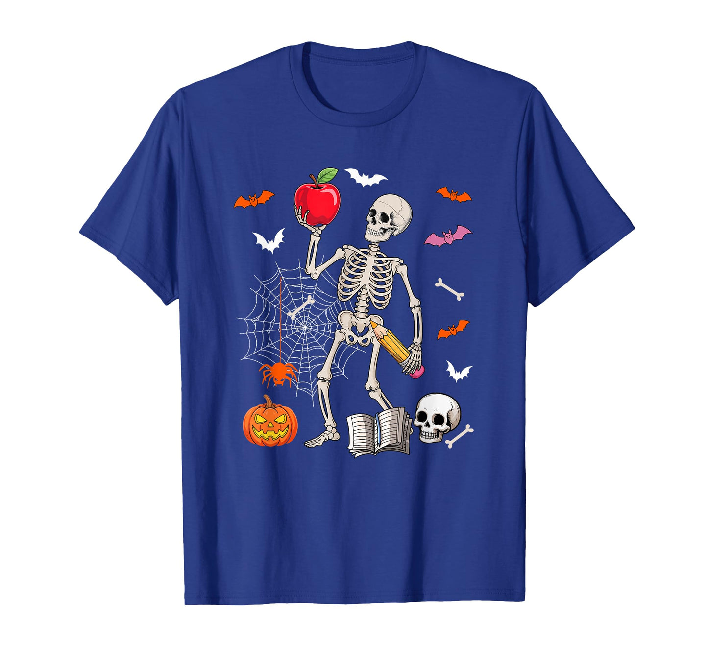 Paraprofessional Job Horror Skeleton Halloween Costume Team T-Shirt