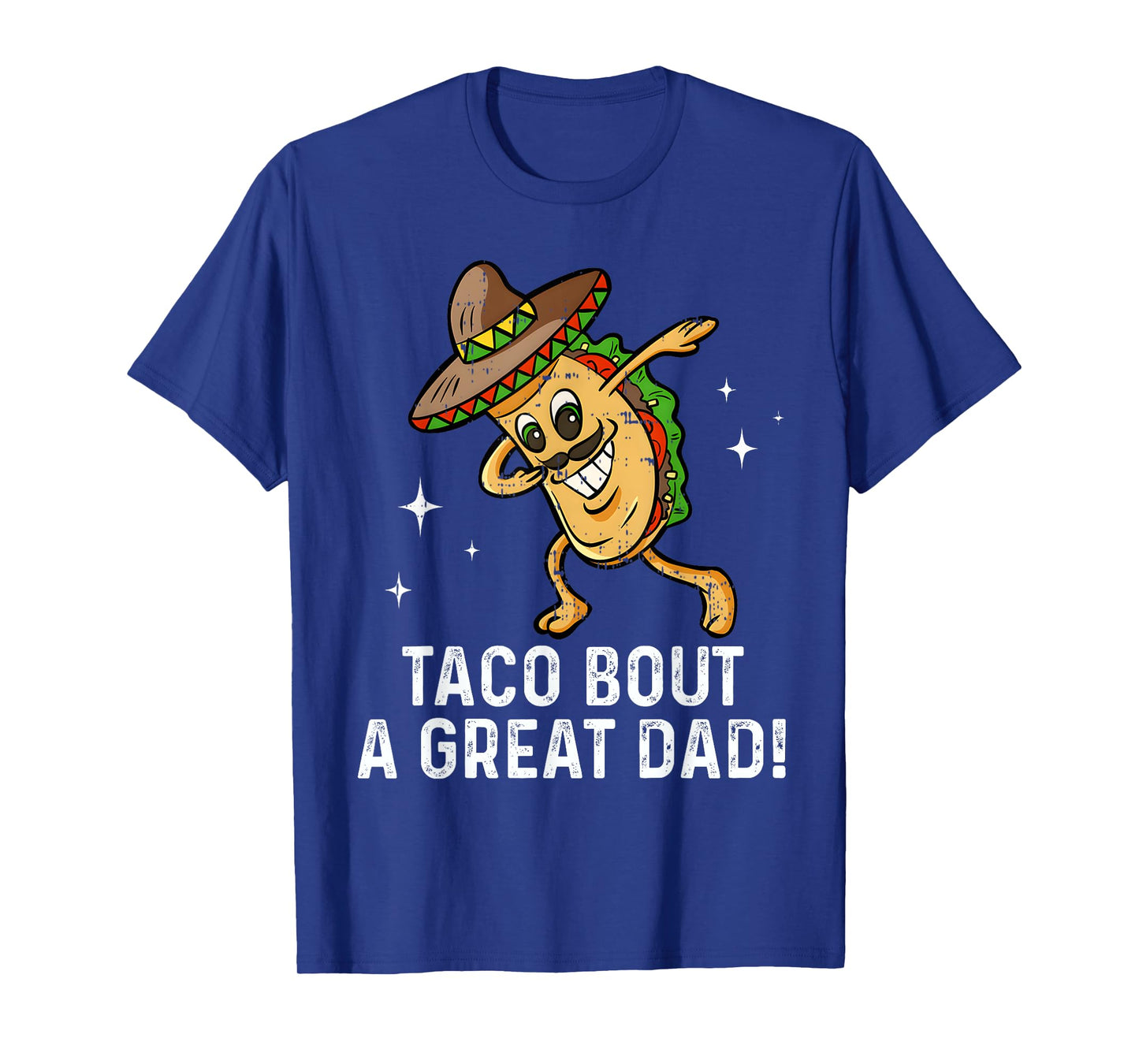 Dabbing Taco Bout A Great Dad! Men's Funny Dad Joke T-Shirt