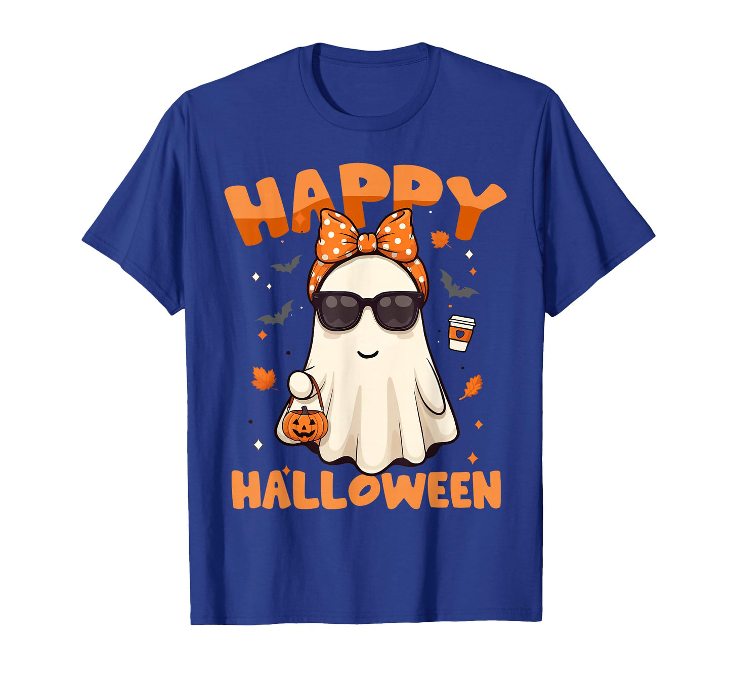 Funny Happy Halloween Boo Ghost Matching Family Couples 2025 T-Shirt