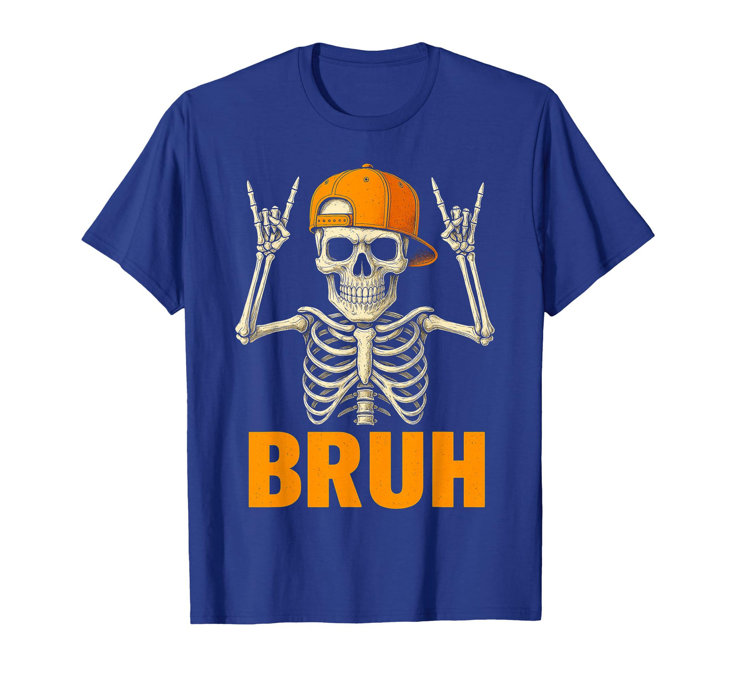 Bruh Punk Rock Skeleton Cool Rocker Family T-Shirt