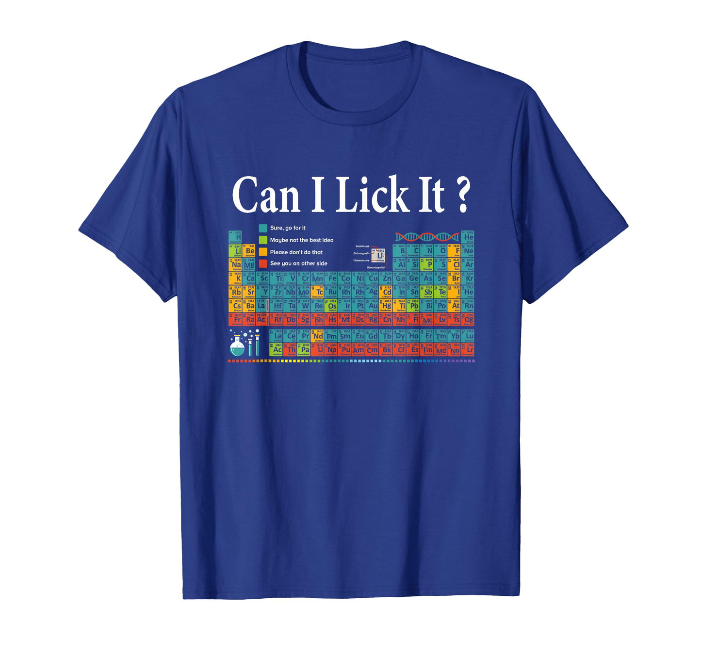 Can I Lick It Periodic Table Teacher Student Kids T-Shirt