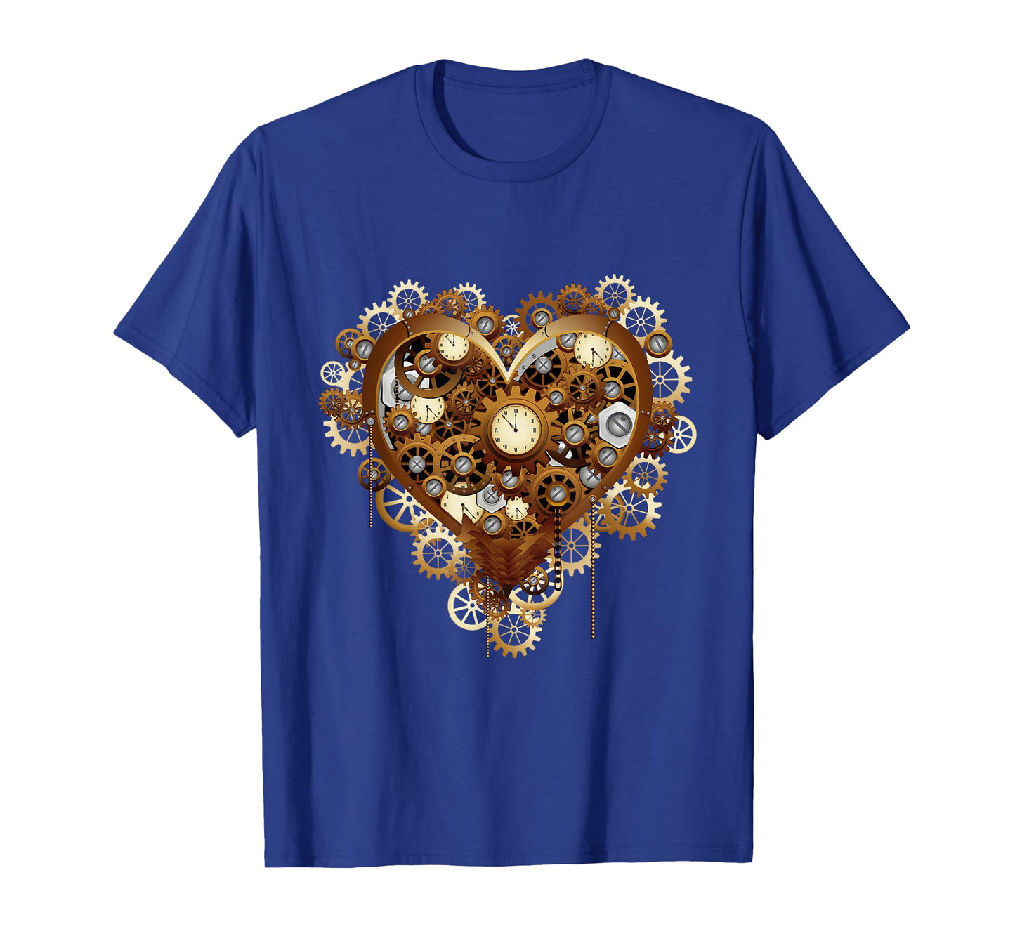 Steampunk Vintage Heart Clockwork T-Shirt