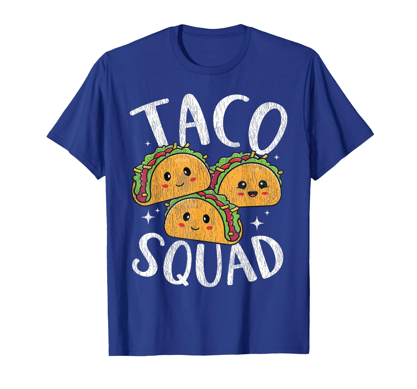 Kawaii Taco Squad For Tacos Lover Men Women Kids Vintage T-Shirt