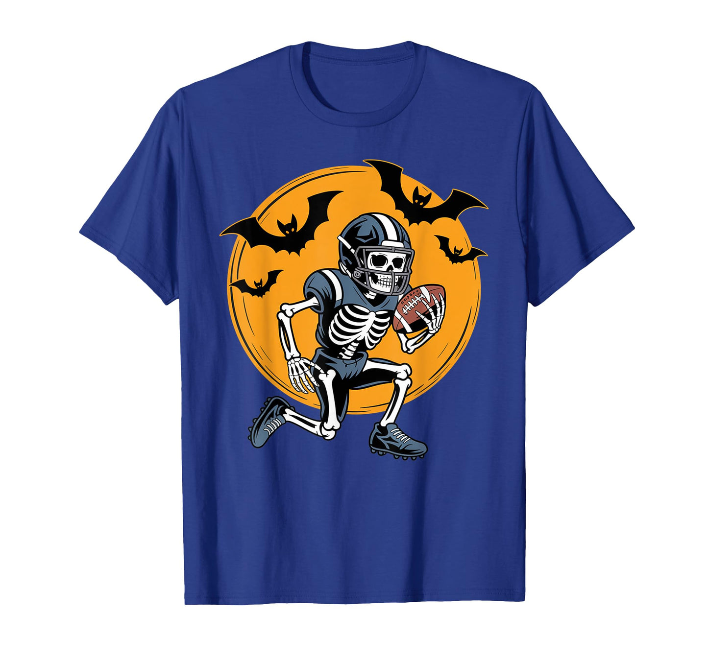 American Football Skeleton Halloween Sport Fantasy Football T-Shirt