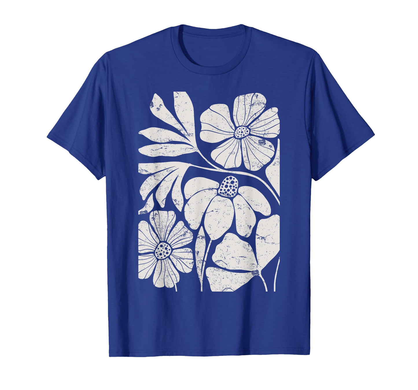 Wildflower & Daisy Vintage Boho Botanical Graphic T-Shirt