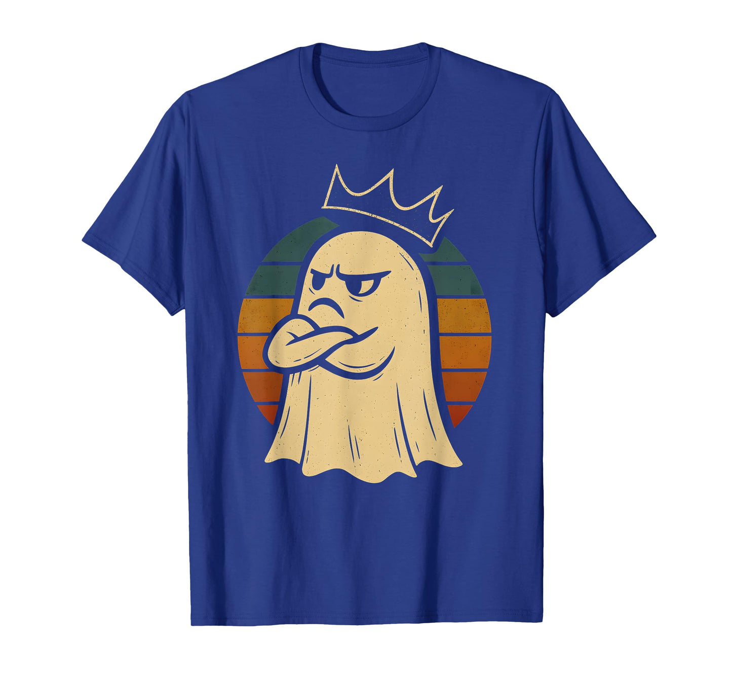 Ghost King Boo Sheet Men Women Halloween Party T-Shirt