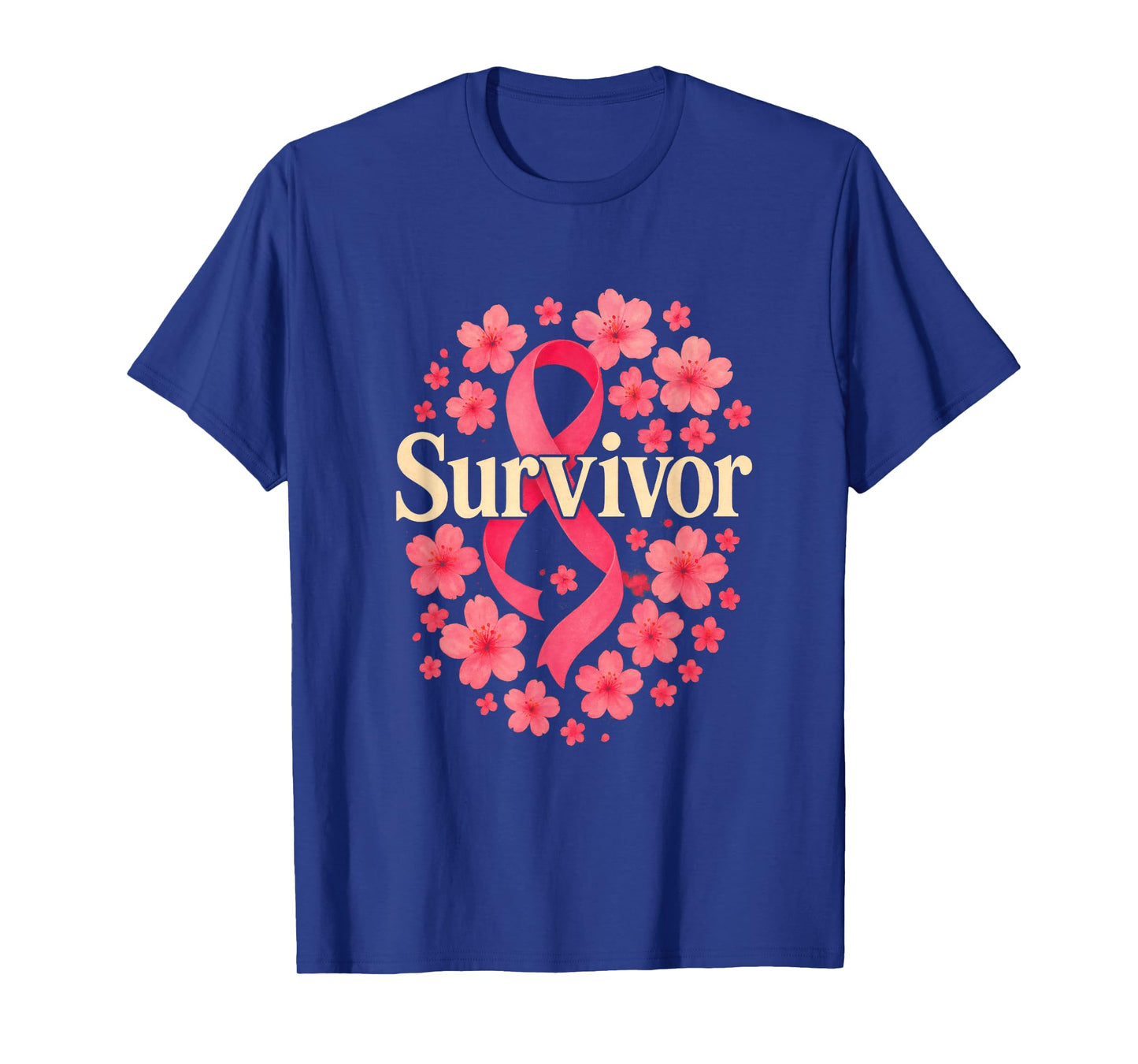 Survivor - Breast Cancer Awareness Art T-Shirt
