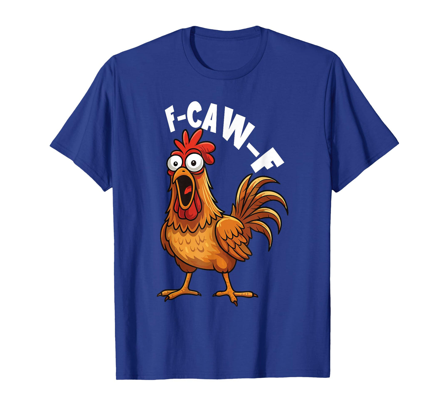 F-Caw-F Chicken Funny Halloween Raven Moon T-Shirt