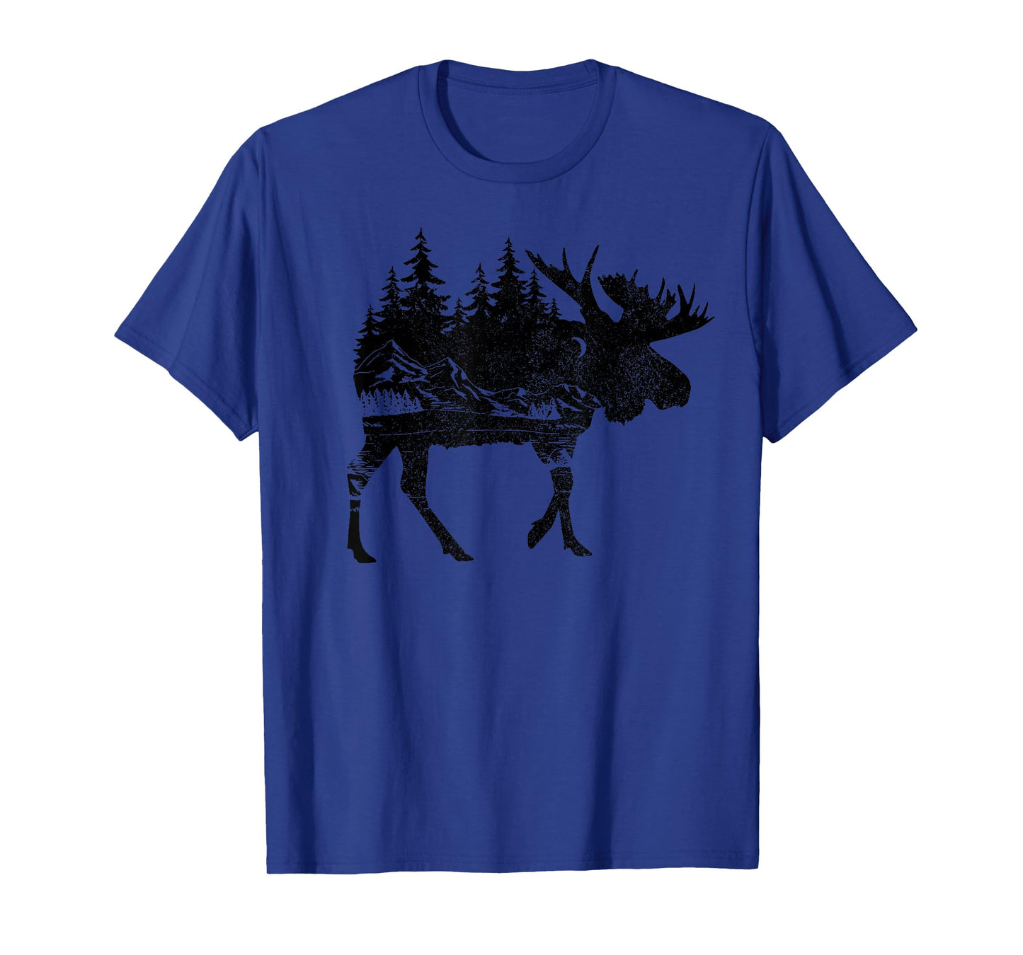 Moose Nature Alaska Hiking Fishing Camping Hunting T-Shirt