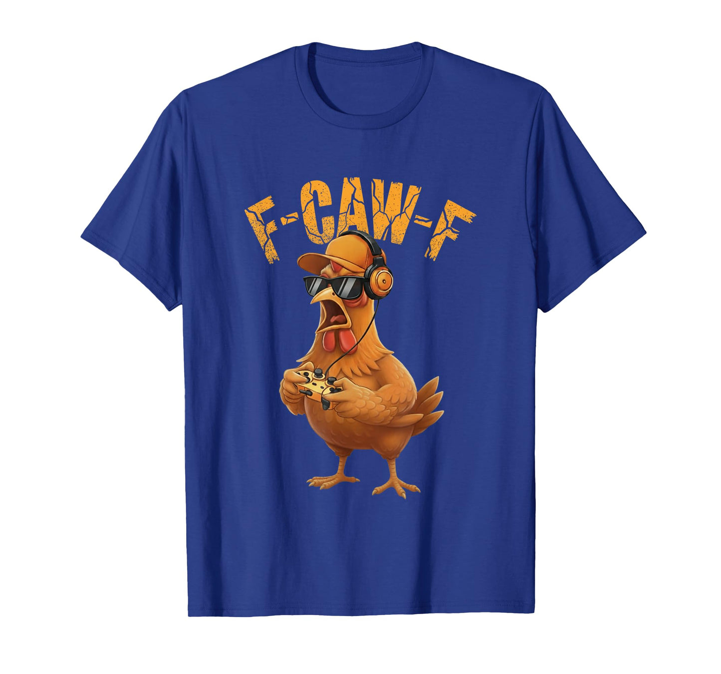 Funny F-CAW-F Gaming Rooster Respawn Meme Gamer Humor Quote T-Shirt