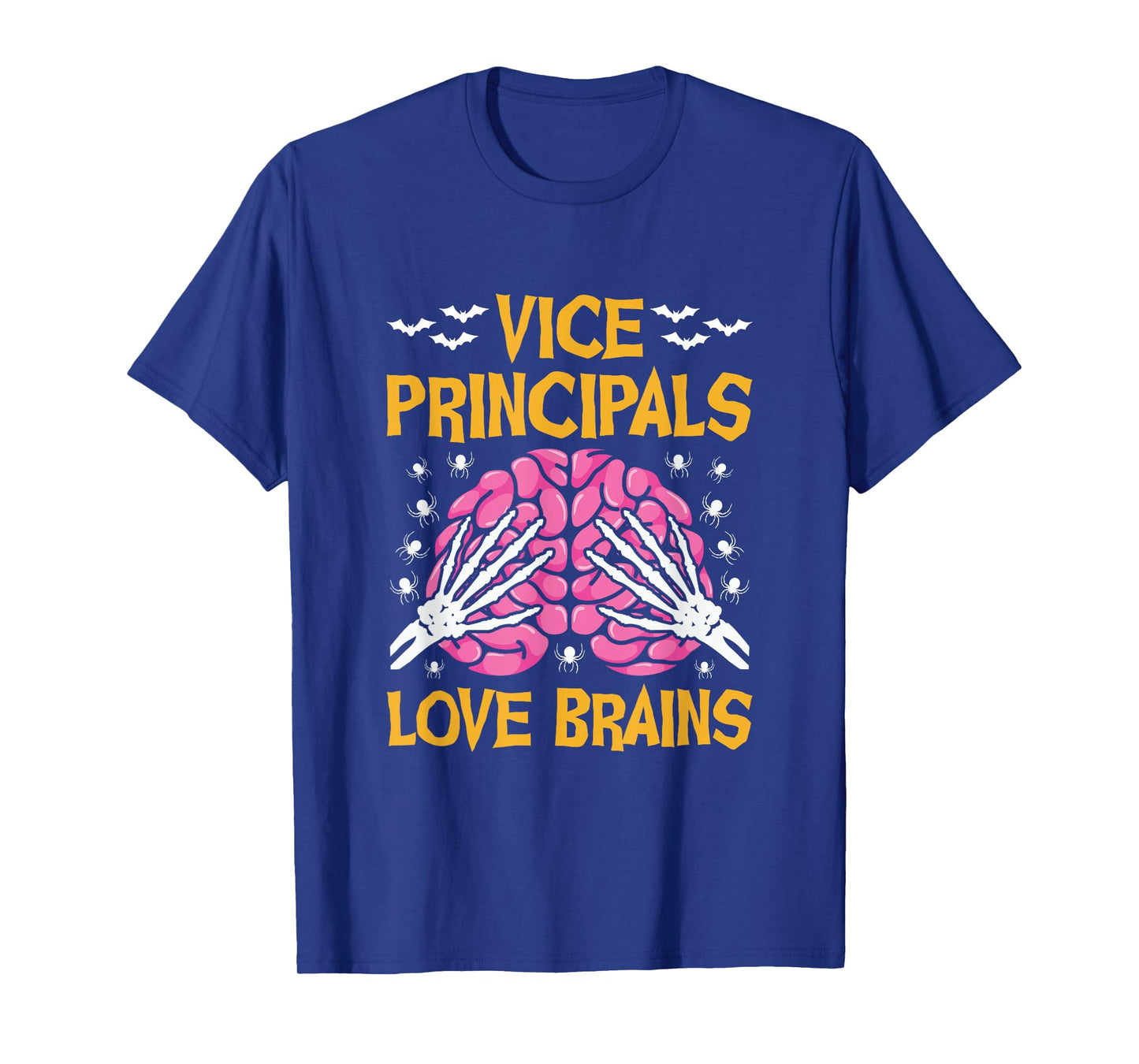 Vice Principals Love Brains Funny Halloween School T-Shirt