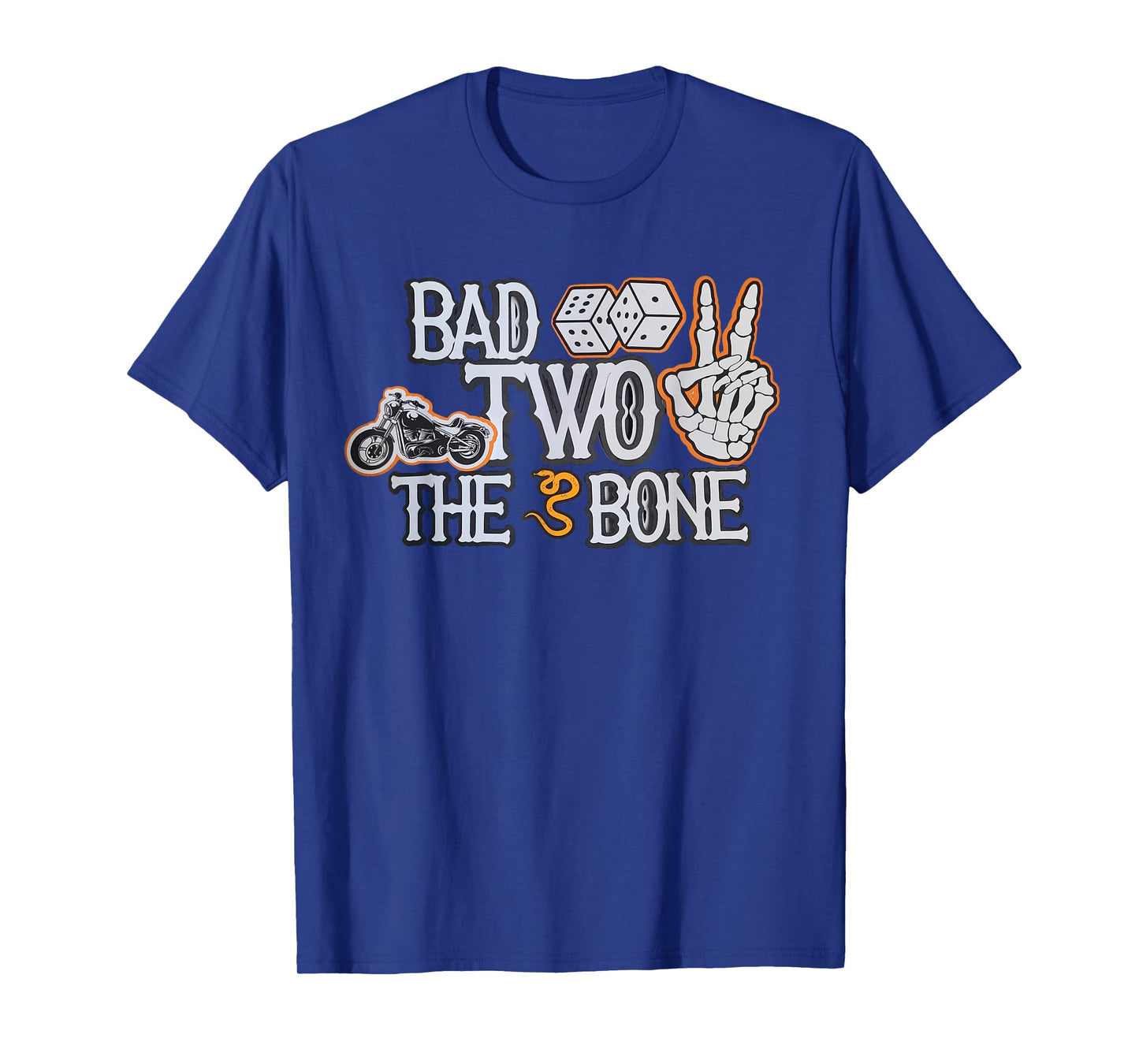 Bad To The Bone Skeleton TWO Birthday Toddler Kids Funny T-Shirt