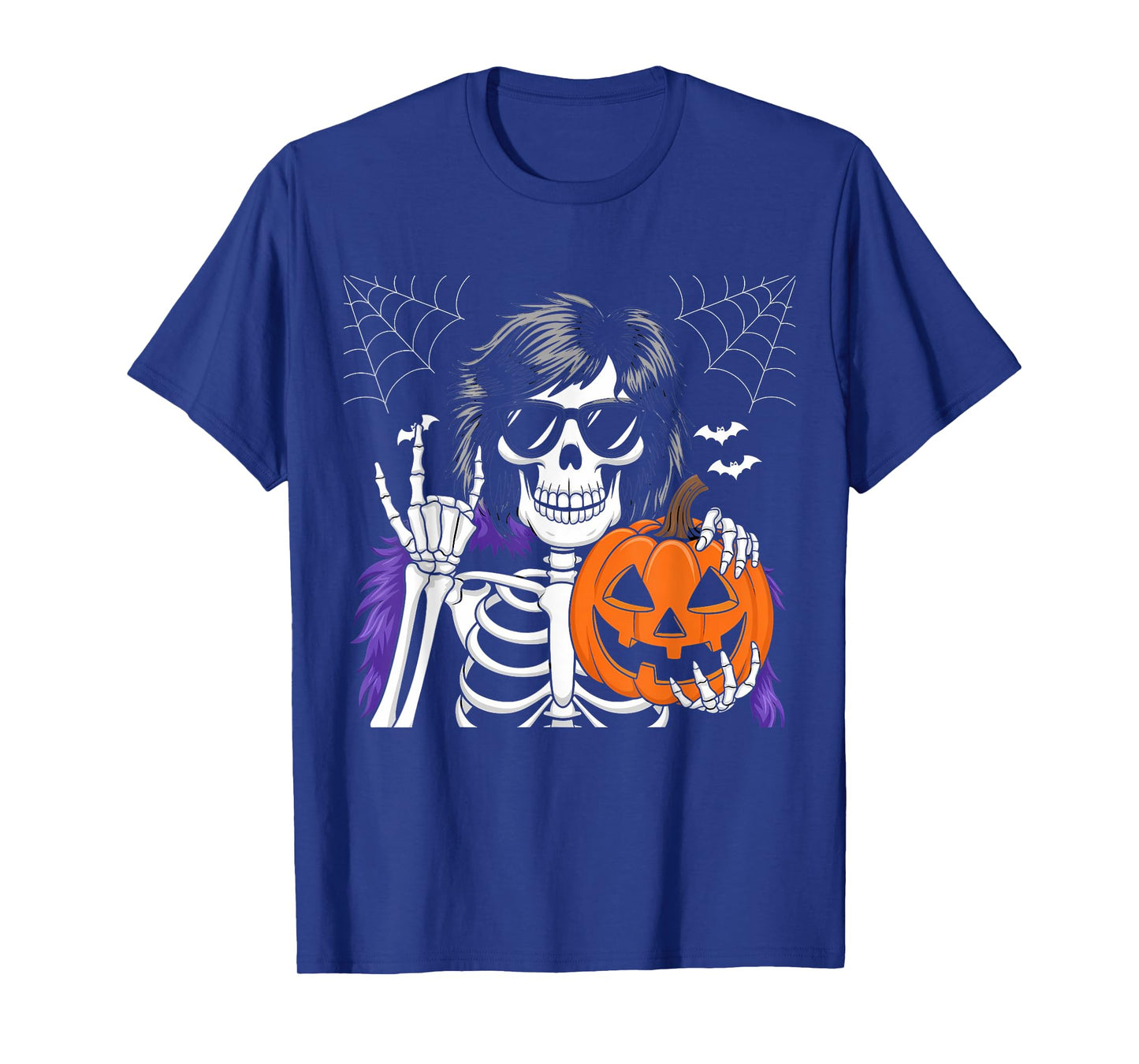 Spooky Bigfoot Jack O Lantern Skeleton Halloween T-Shirt