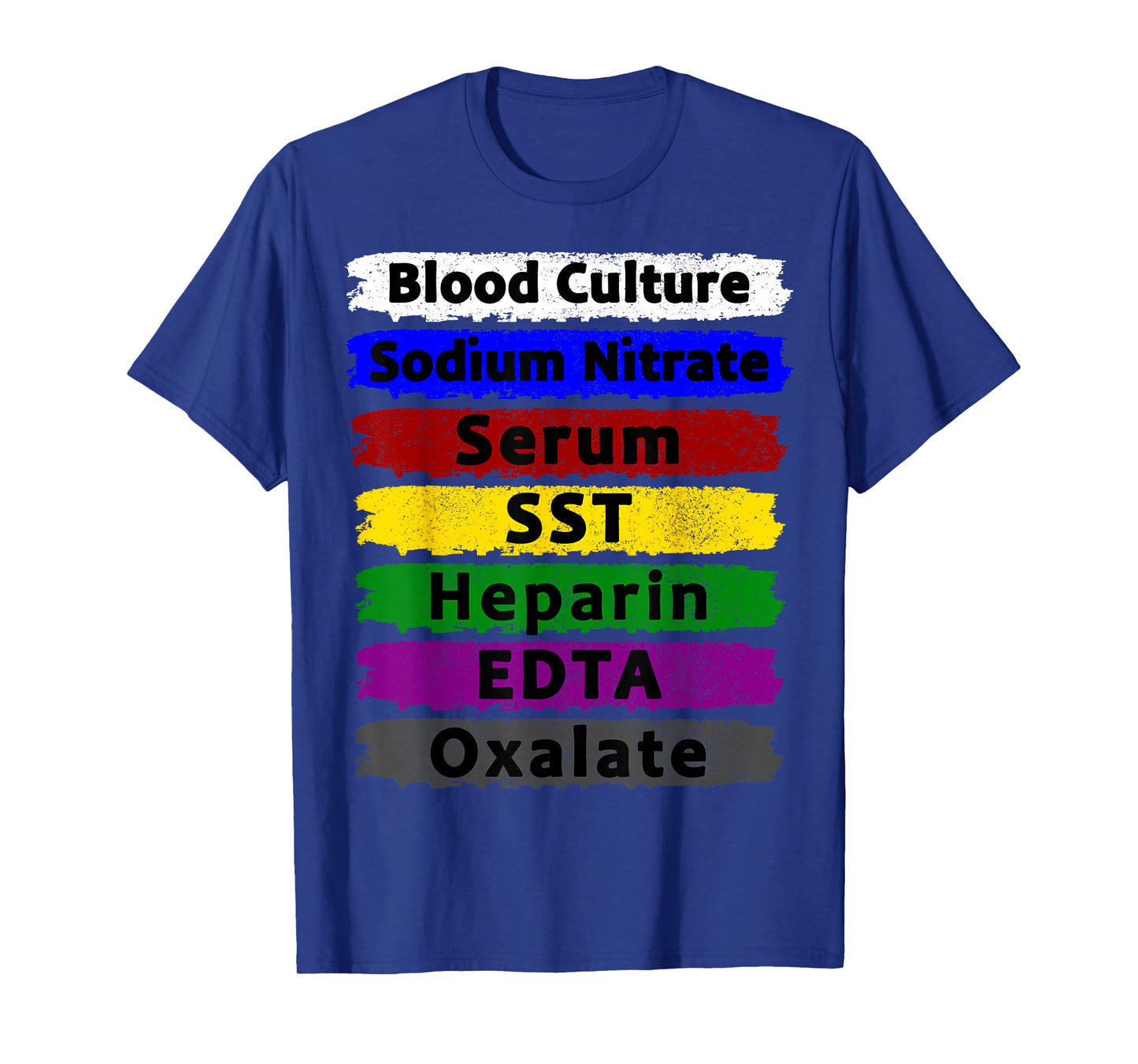 Order Of Blood Draw Phlebotomy Phlebotomist RN Nurse Student T-Shirt