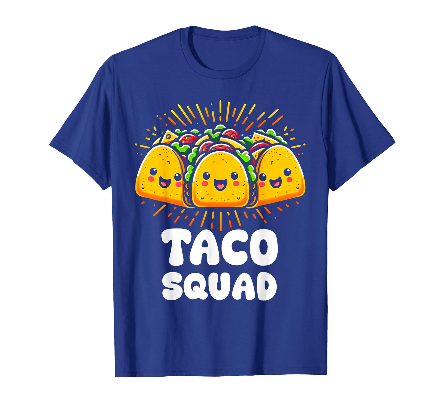 Taco Squad Funny Fiesta Group Mexican Food Design T-Shirt