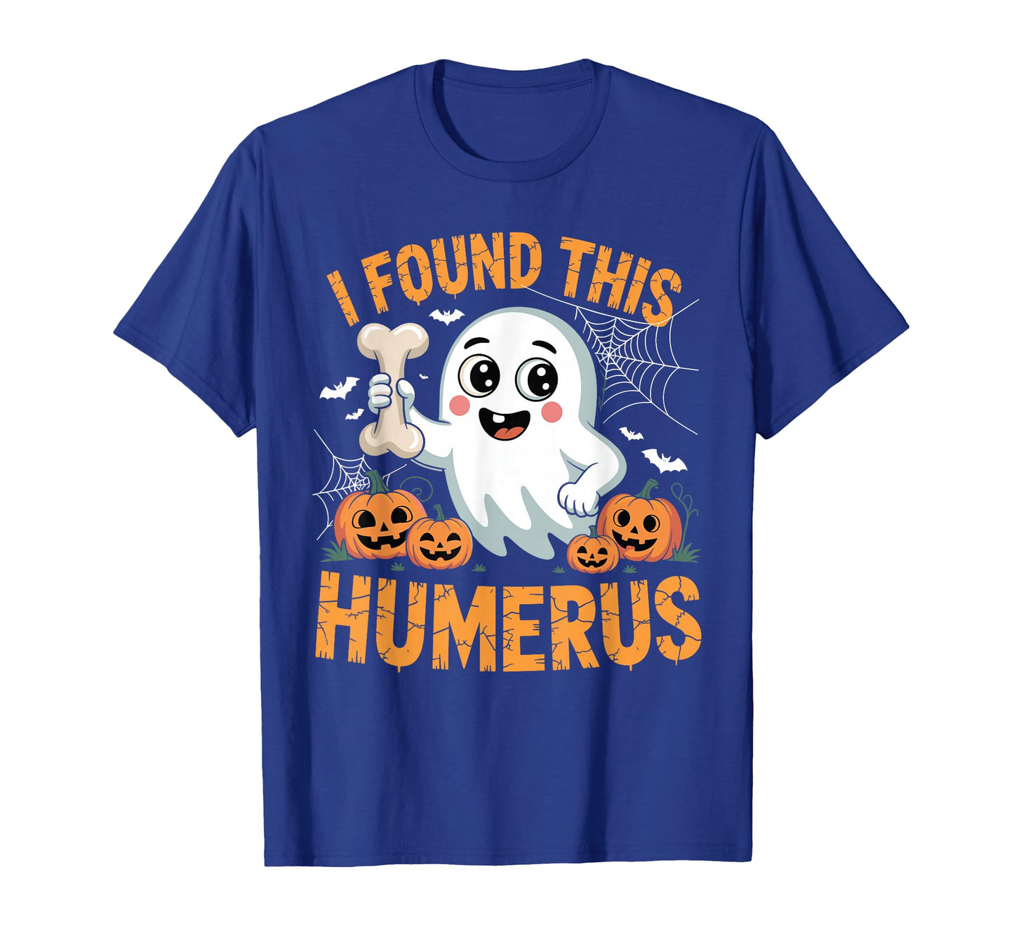 I Found This Humerus Vintage Skeleton Ghost Artwork T-Shirt