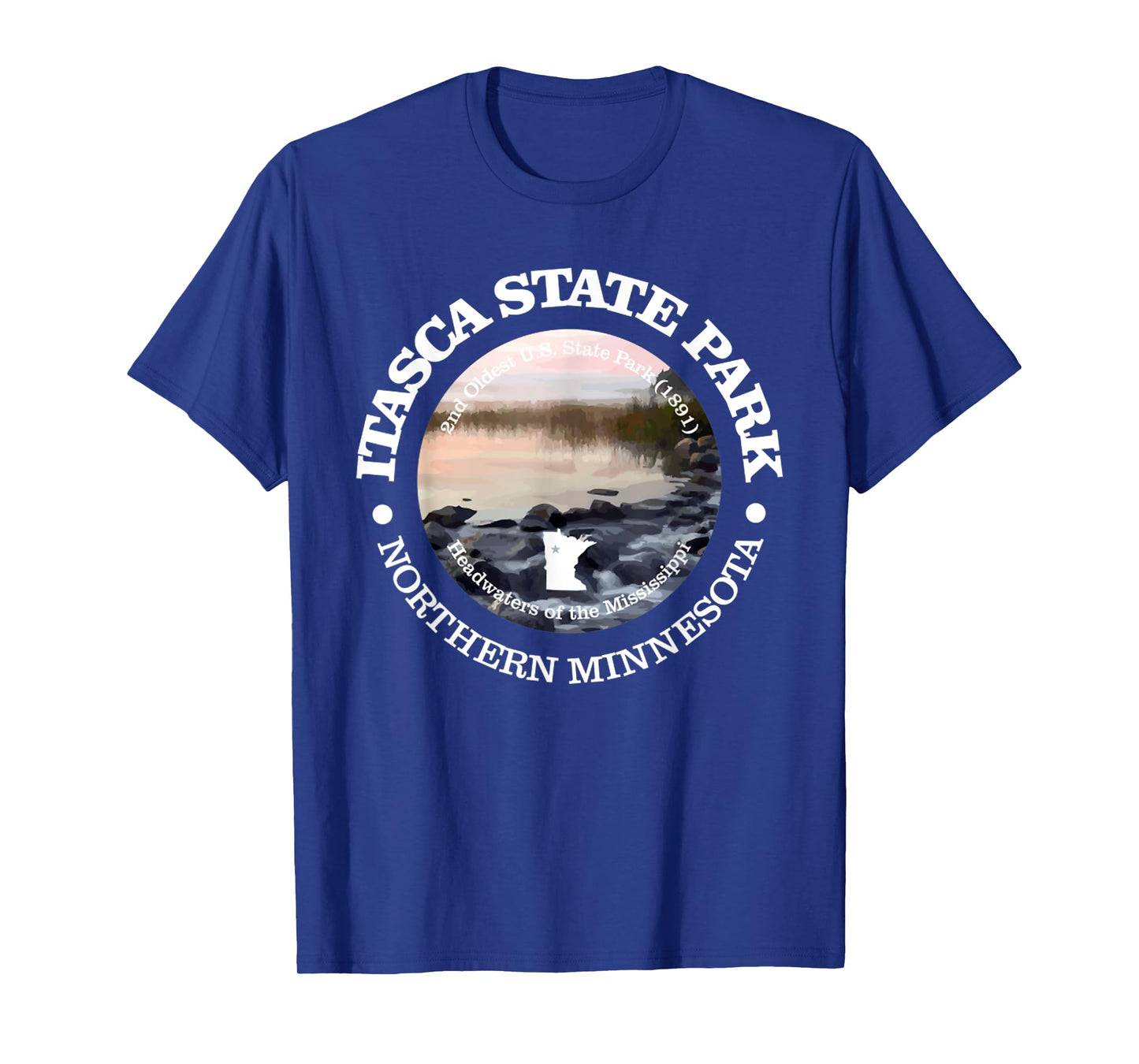 Itasca State Park Funny Minnesota Itasca State Park T-Shirt