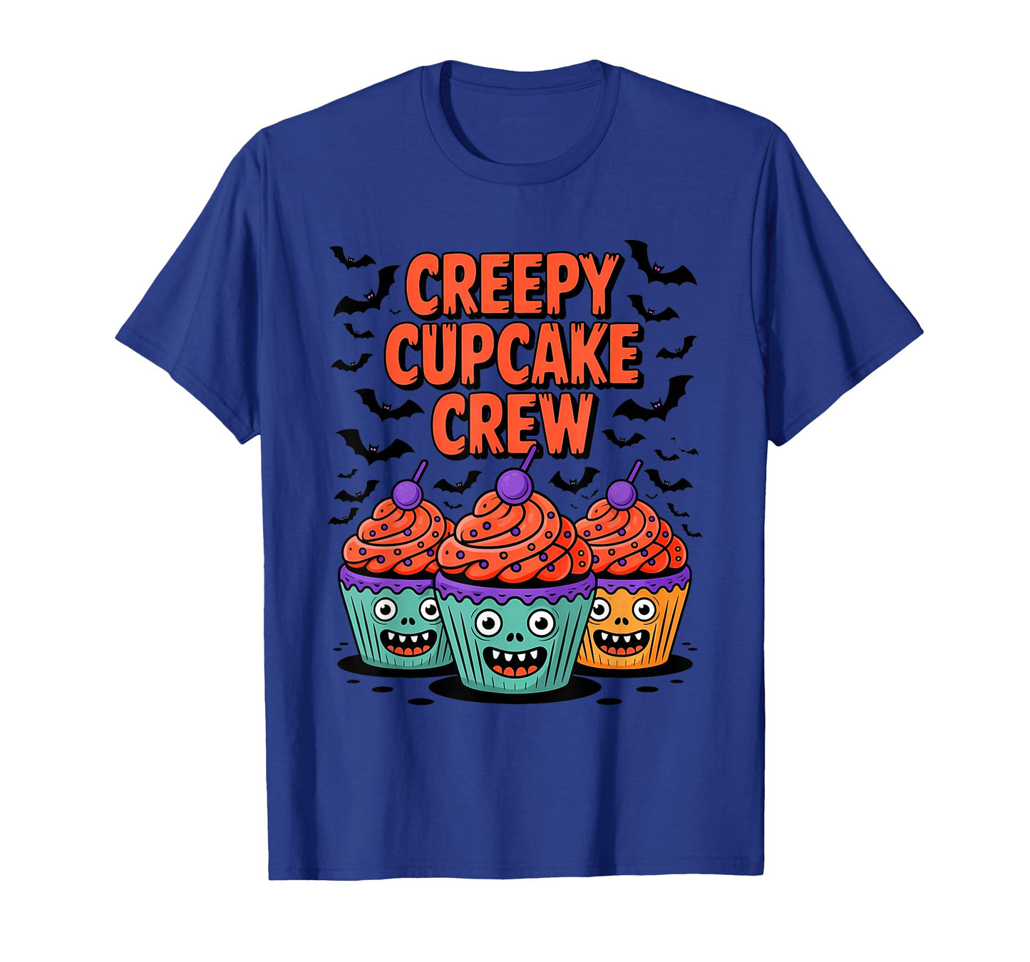 Creepy Cupcake Crew Funny Baking Cupcakes Zombies Halloween T-Shirt