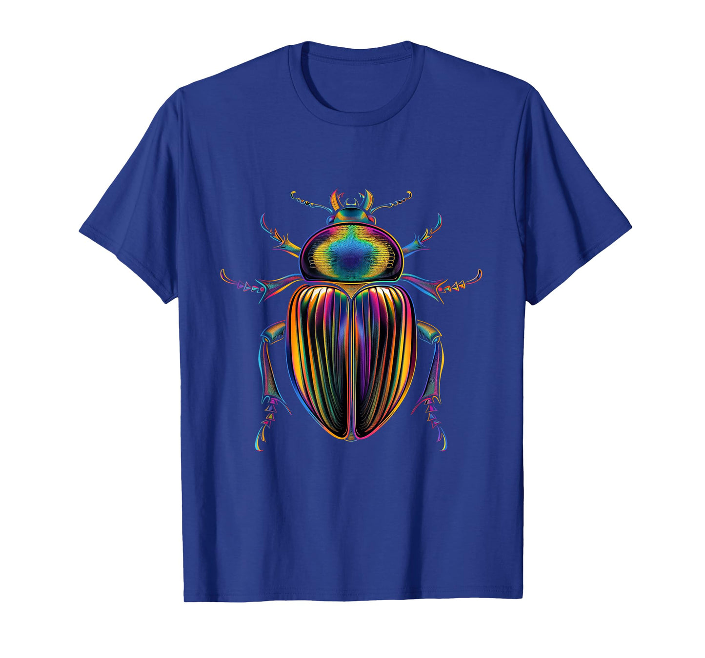 Scarab Beetle Colourful Insects Beetle Entomology Scarabaeus T-Shirt