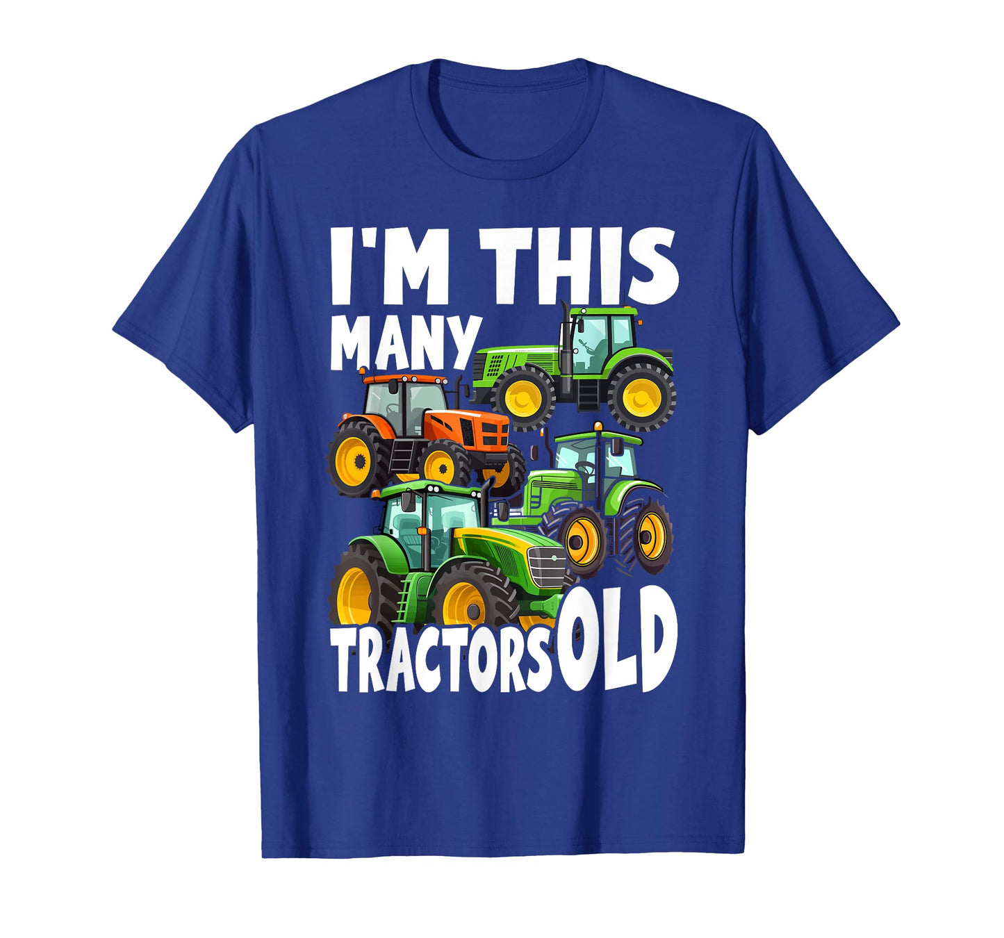 4 Year Old Boy Tractors Old 4th Birthday Farm Tractor Truck T-Shirt