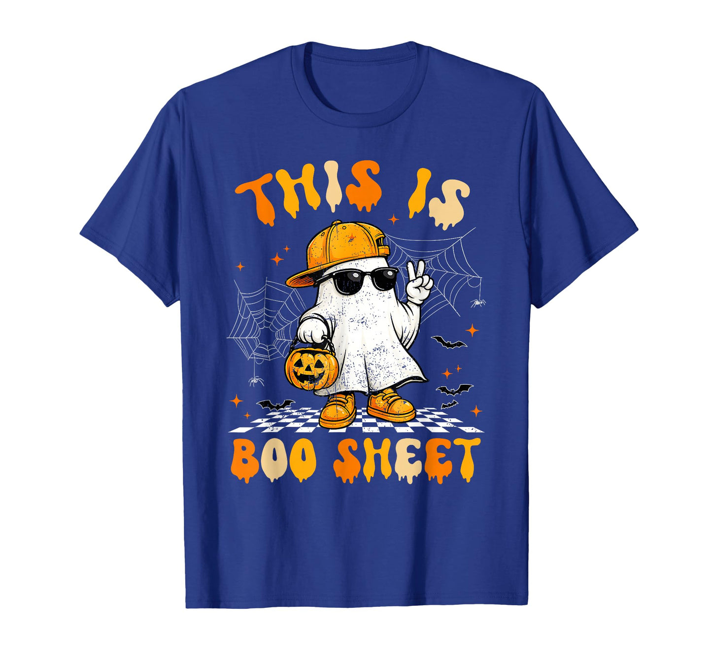 This is Boo Sheet Boo Ghost Halloween Men Women Kids T-Shirt