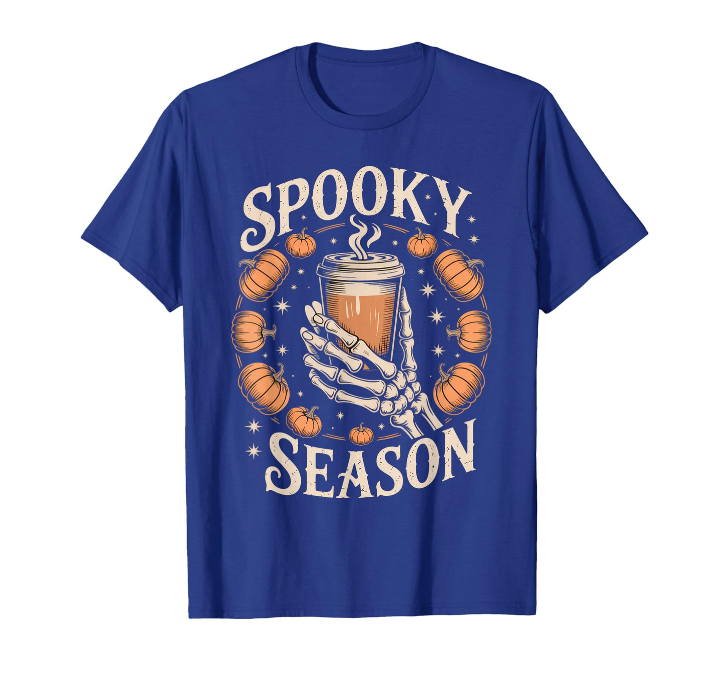 Spooky Season Halloween Coffee Lovers Fall Vibes T-Shirt
