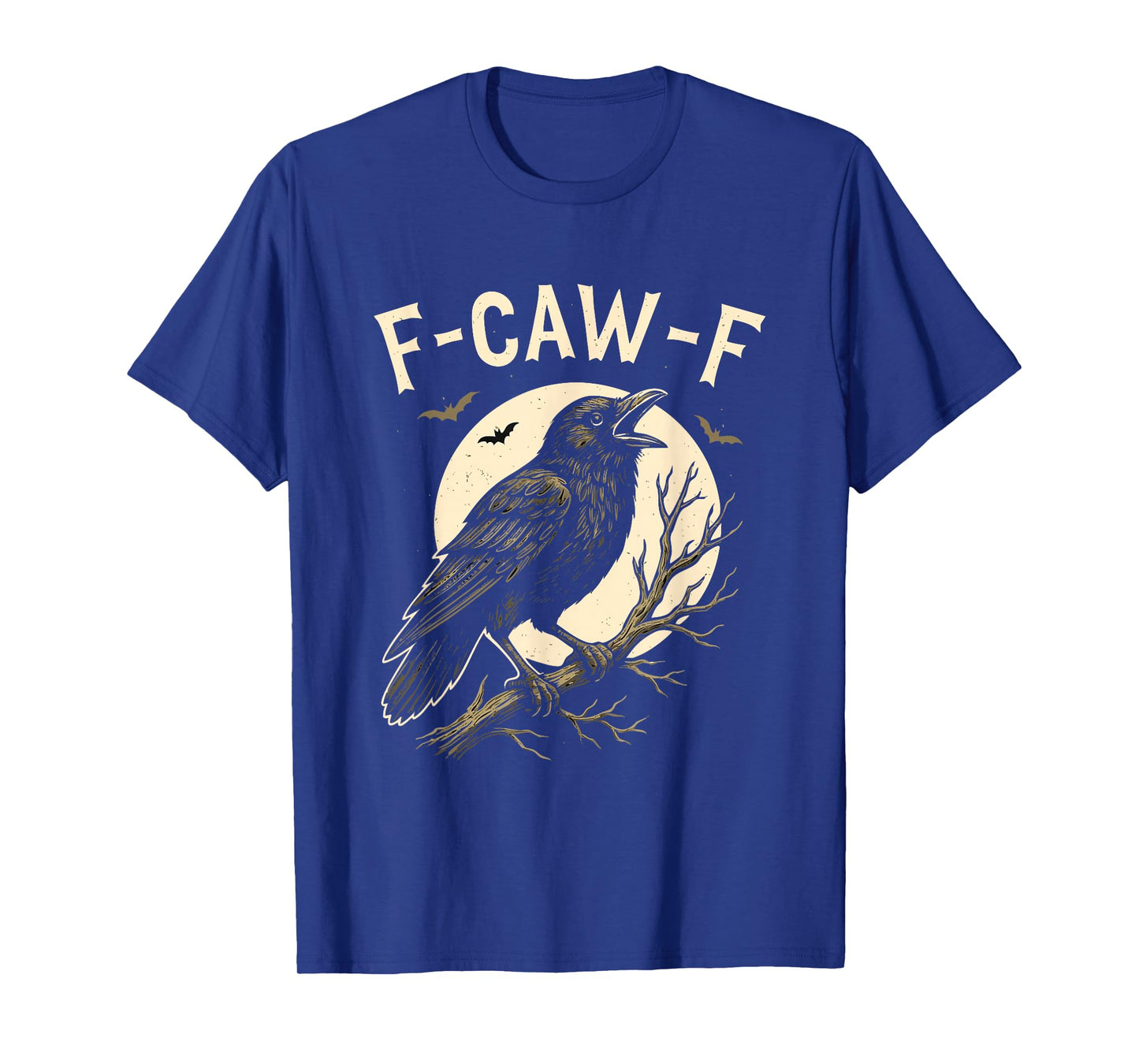FcawF Funny Raven Halloween F Caw F Spooky Creepy Gothic T-Shirt