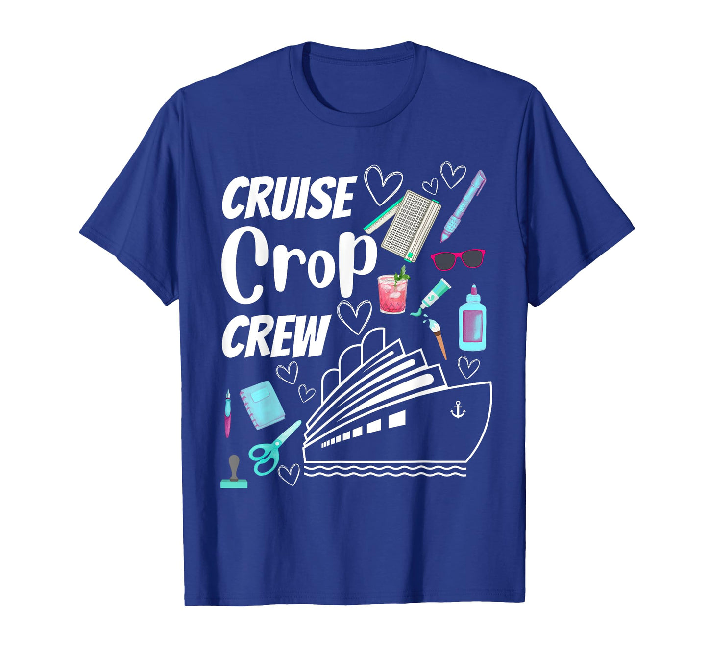 Cruise Crop Crew Scrapbook Crafting Journaling Travel T-Shirt