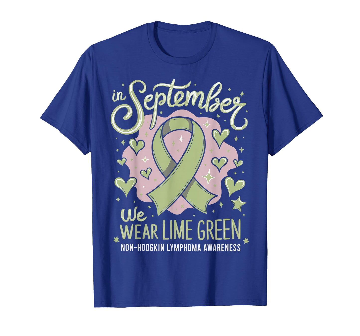 In September We Wear Lime Green Non-hodgkin Lymphoma T-Shirt
