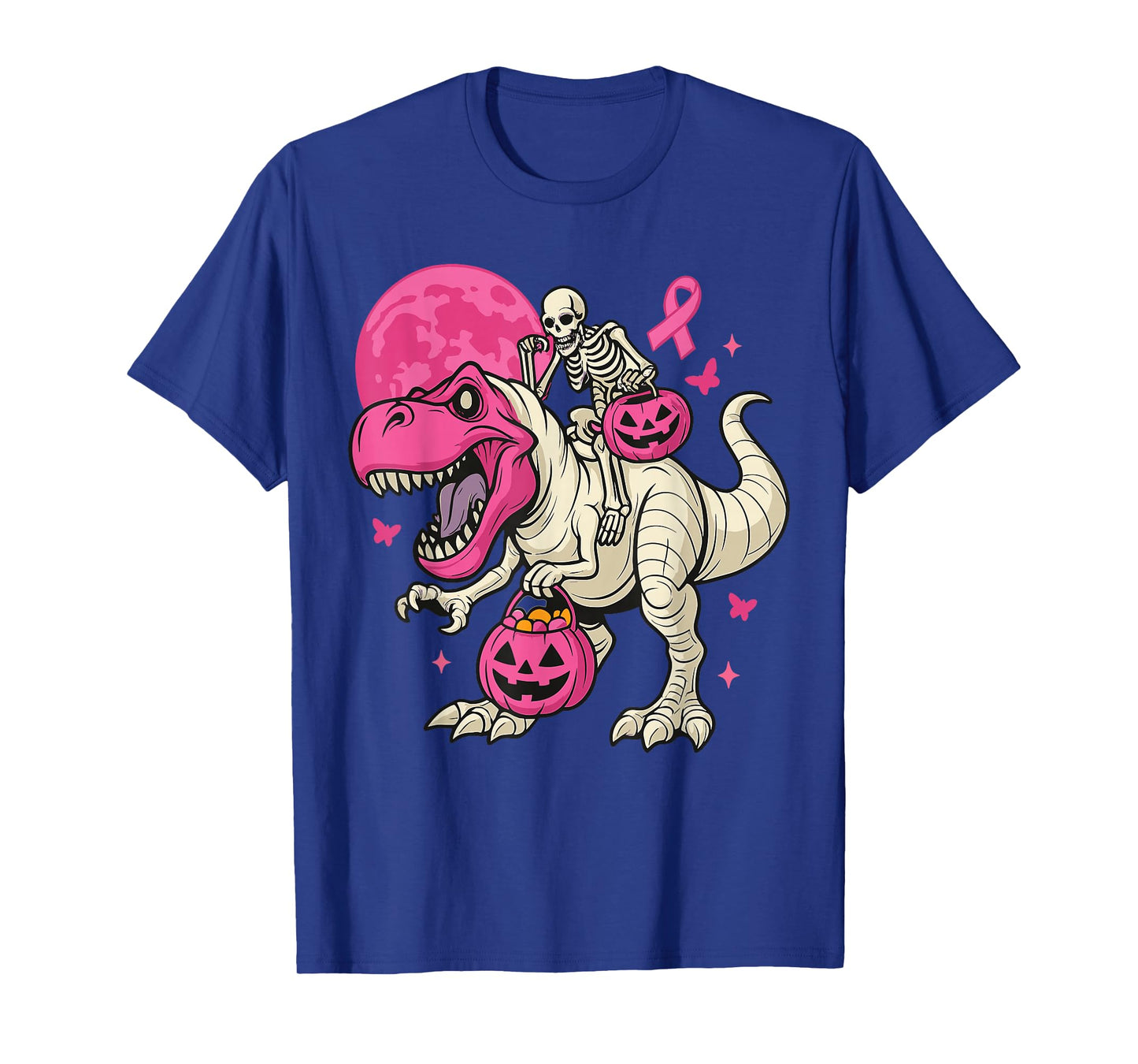 In October We Wear Pink Dinosaur Breast Cancer Awareness T-Shirt