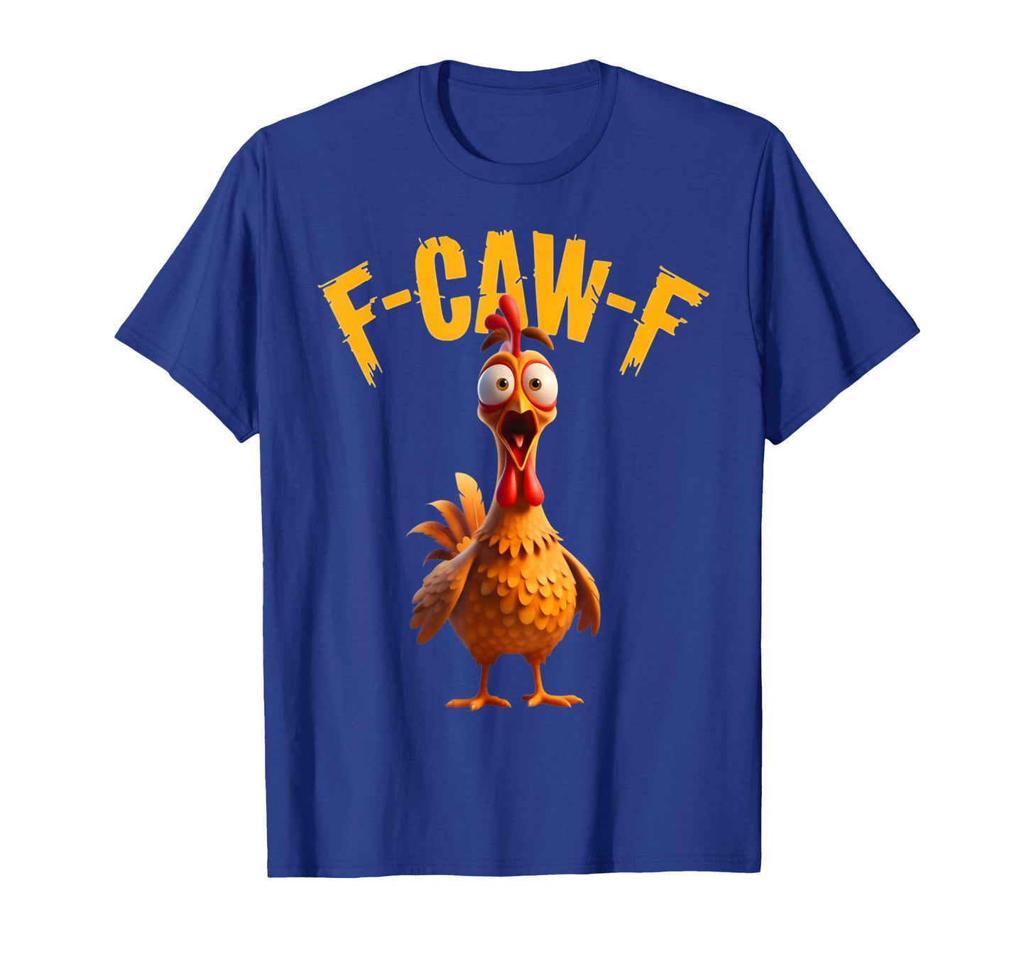 Funny Haunted Chicken F-Caw-F Tee T-Shirt