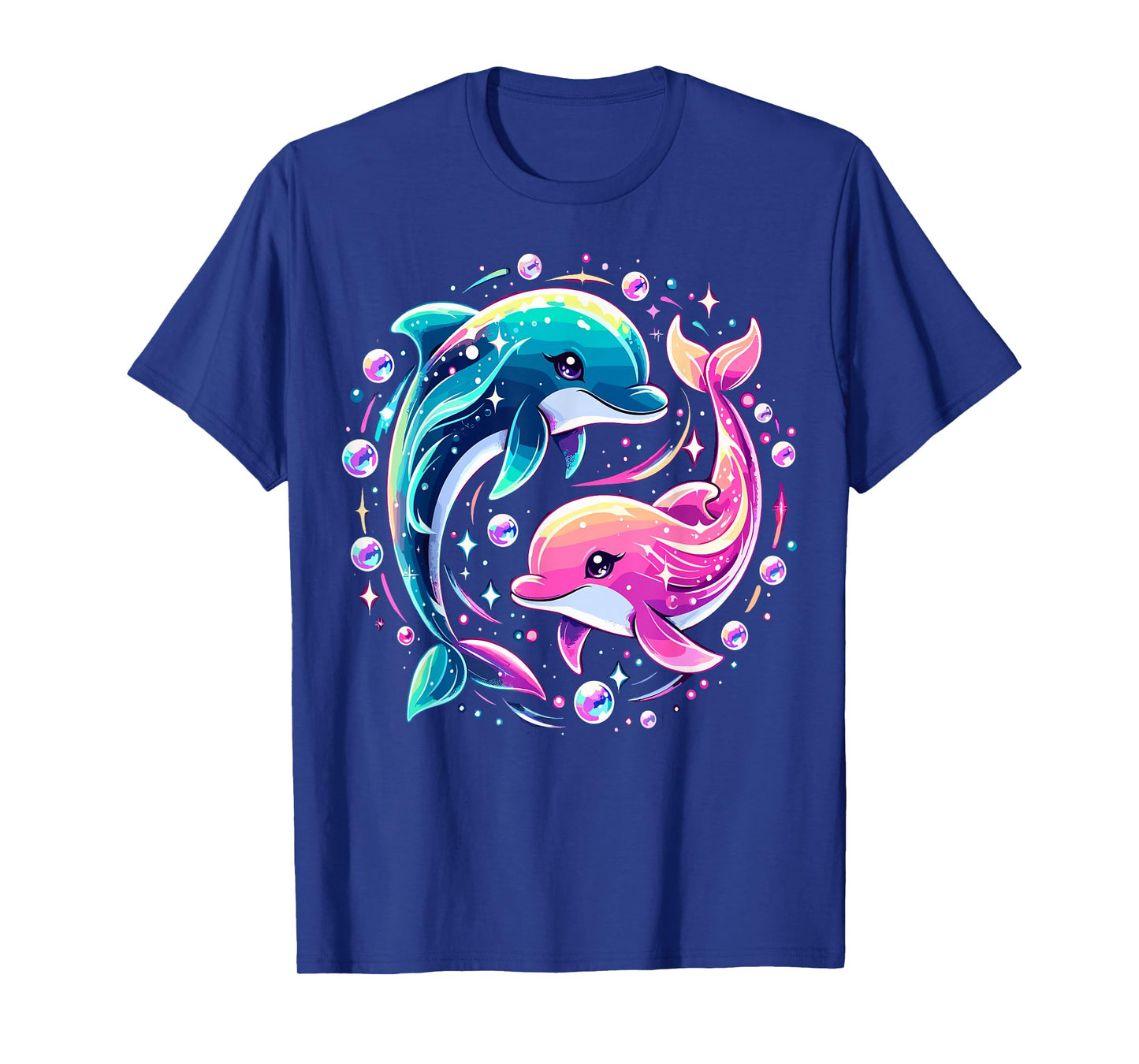 Dolphin Colorful Sea Ocean Animal Dolphin T-Shirt