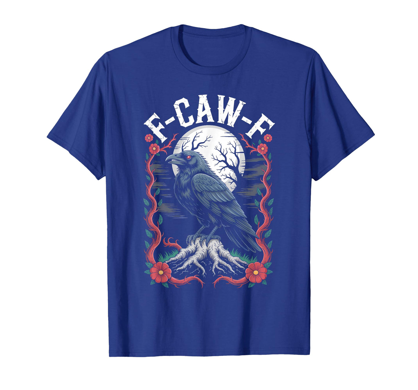 Funny F-Caw-F Black Crow Sound Meme Humor T-Shirt