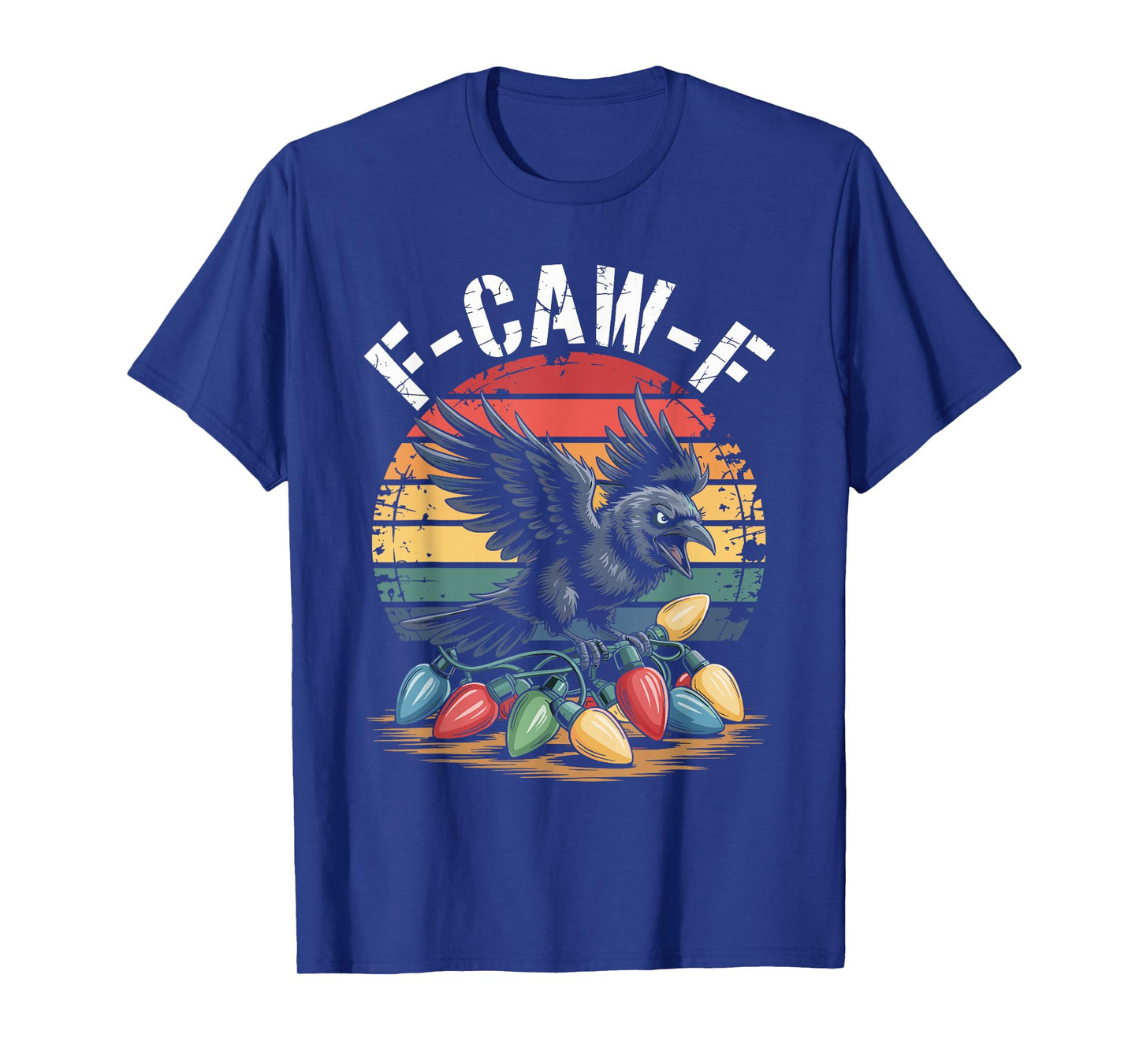 Funny Christmas F-CAW-F Crow T-Shirt
