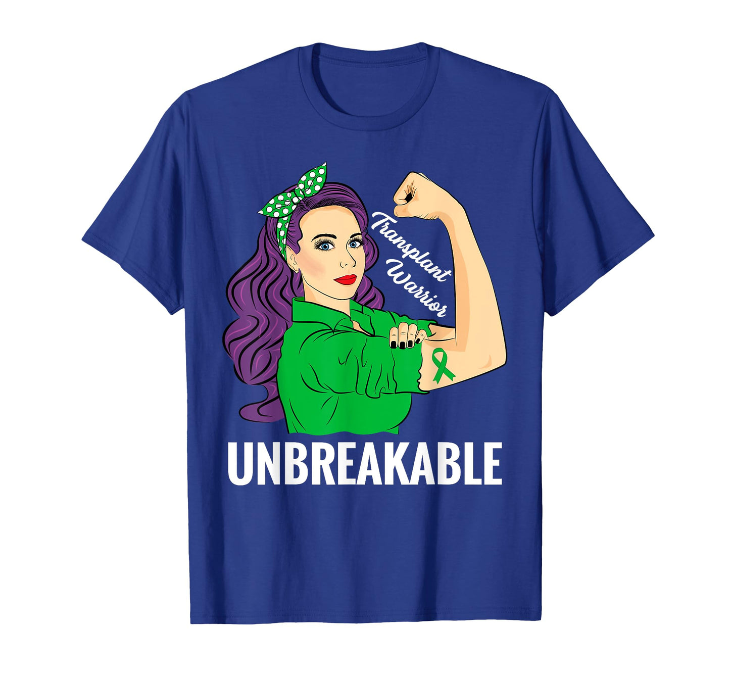 Transplant Warrior Unbreakable Organ Donor Awareness T-Shirt