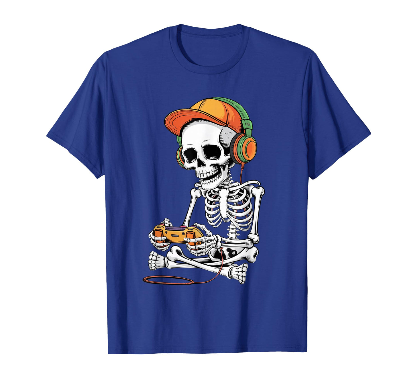 Boy Toddler Halloween Skeleton Gamer Video Gaming Boys Kids T-Shirt