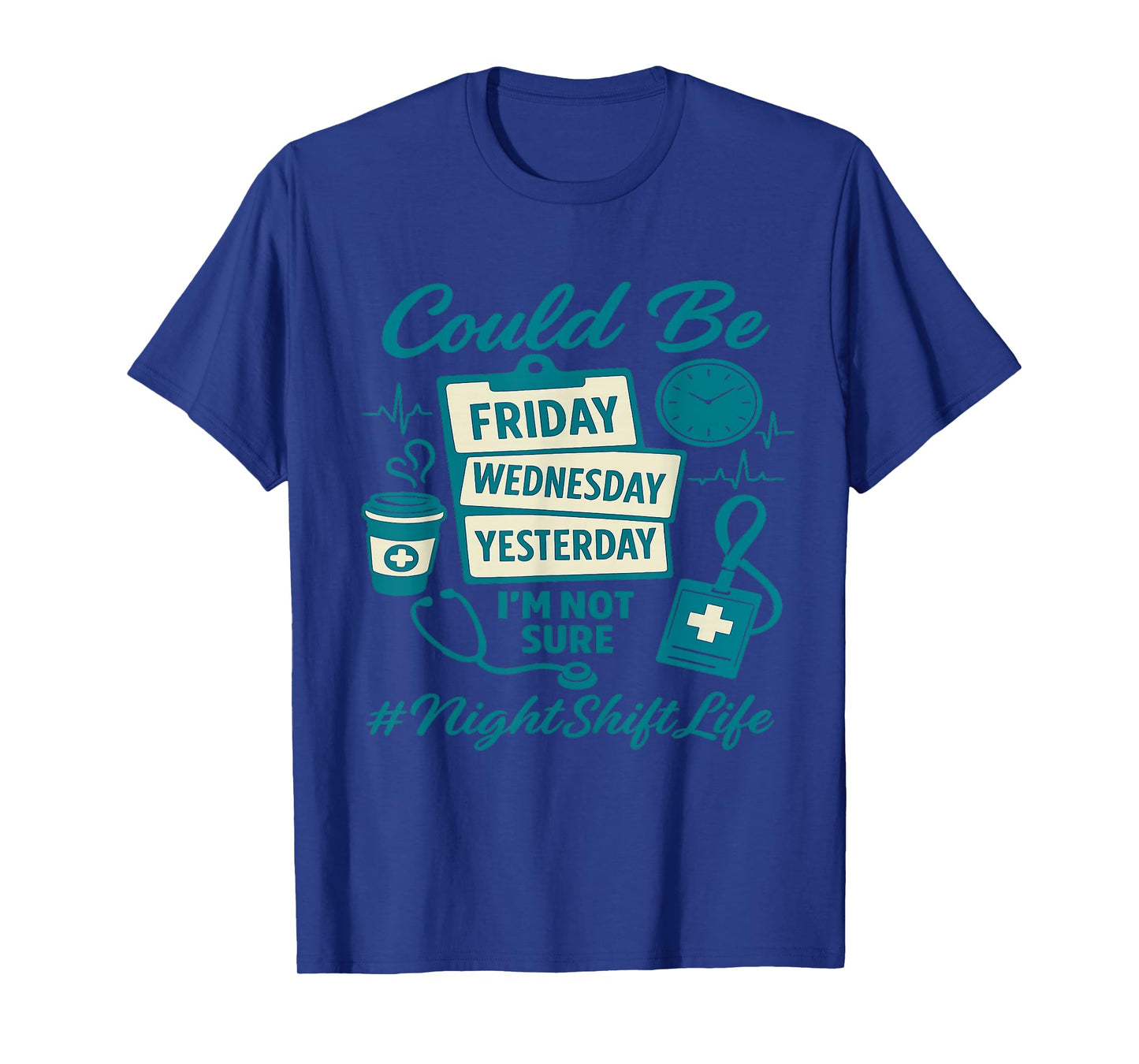 Funny Nursing Night Shift Life Squad Nurse Week T-Shirt