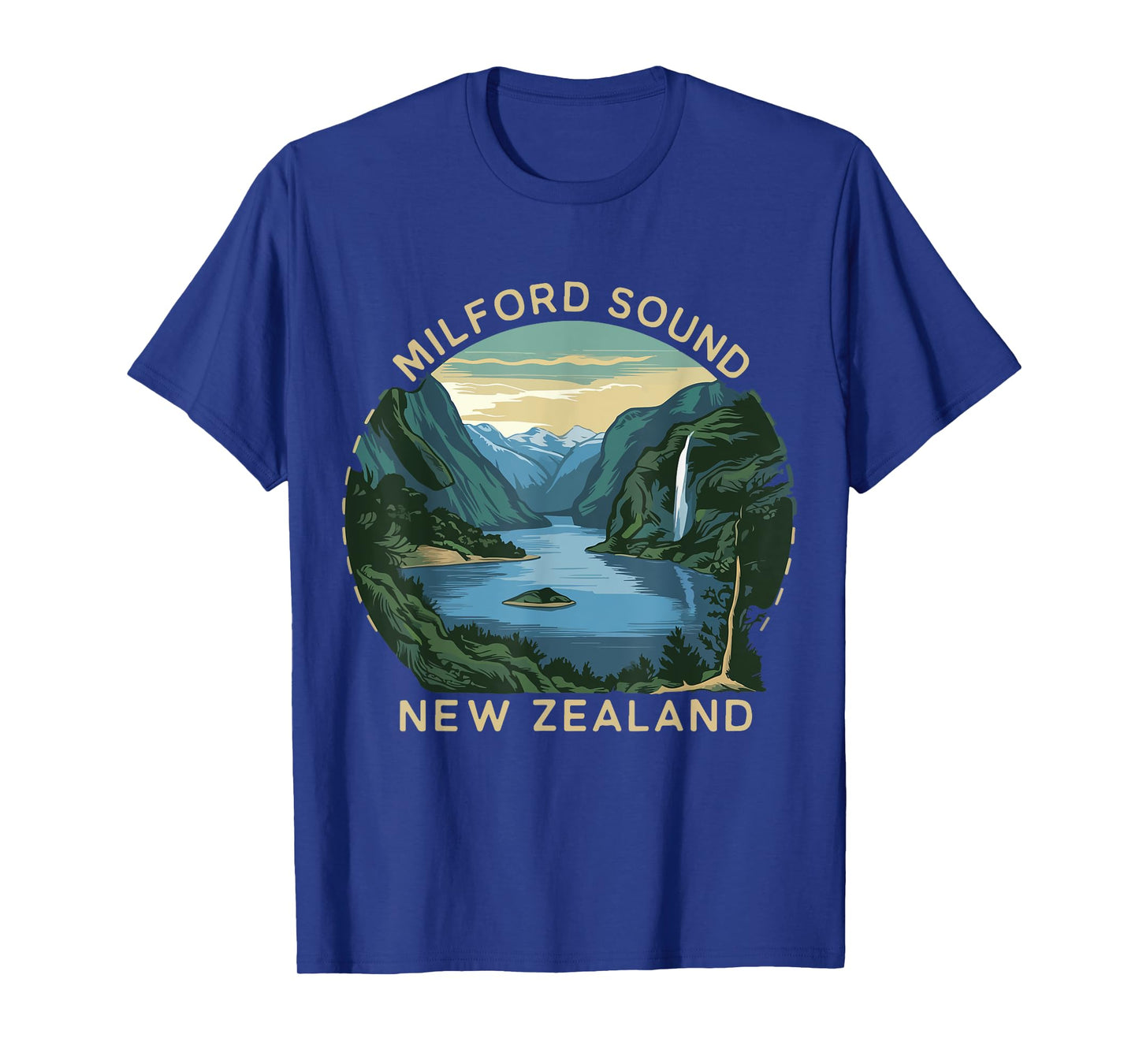 Milford Sound Costume Fjords of New Zealand Hiking T-Shirt