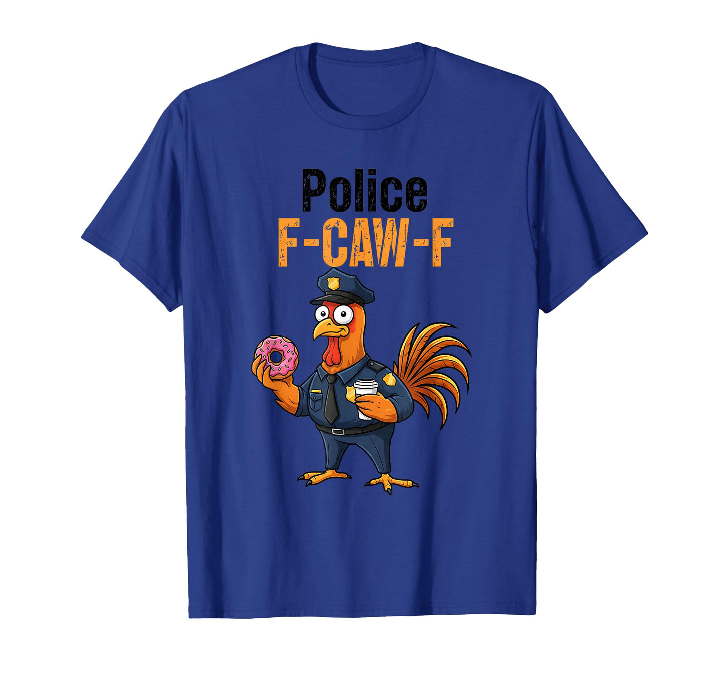 Thanksgiving Policeman Police F-CAW-F Turkey Chicken Humor T-Shirt