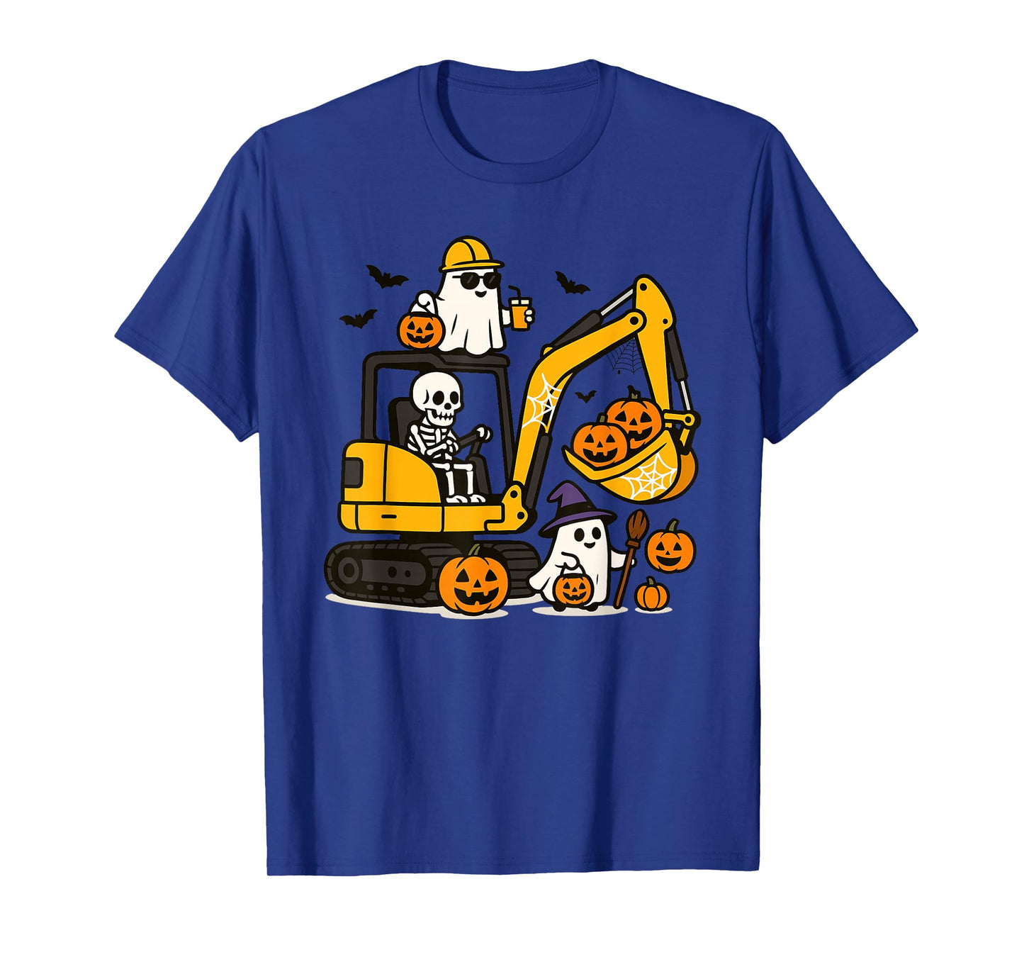 Spooky Construction Trucks Toddler Halloween Costume T-Shirt