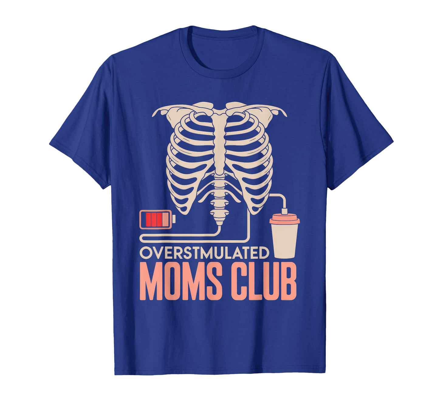 Overstimulated Moms Club Tshirt Mom Depression Mental Health T-Shirt