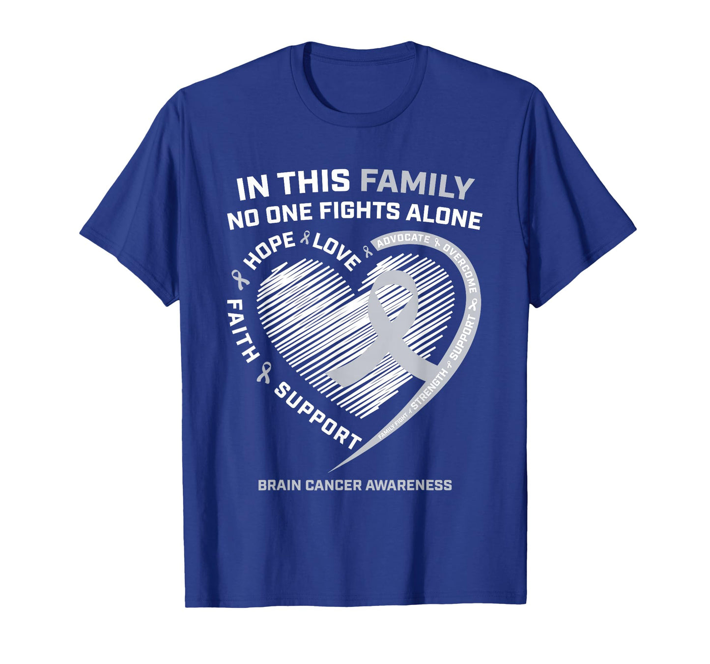 Brain Cancer Awareness Shirts Tshirt Women Men Brain Cancer T-Shirt