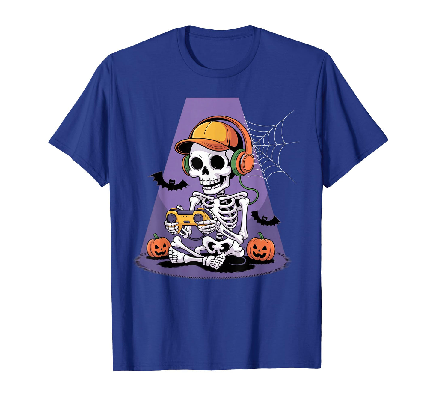 Boy Toddler Halloween Skeleton Gamer Video Gaming Boys Kids T-Shirt